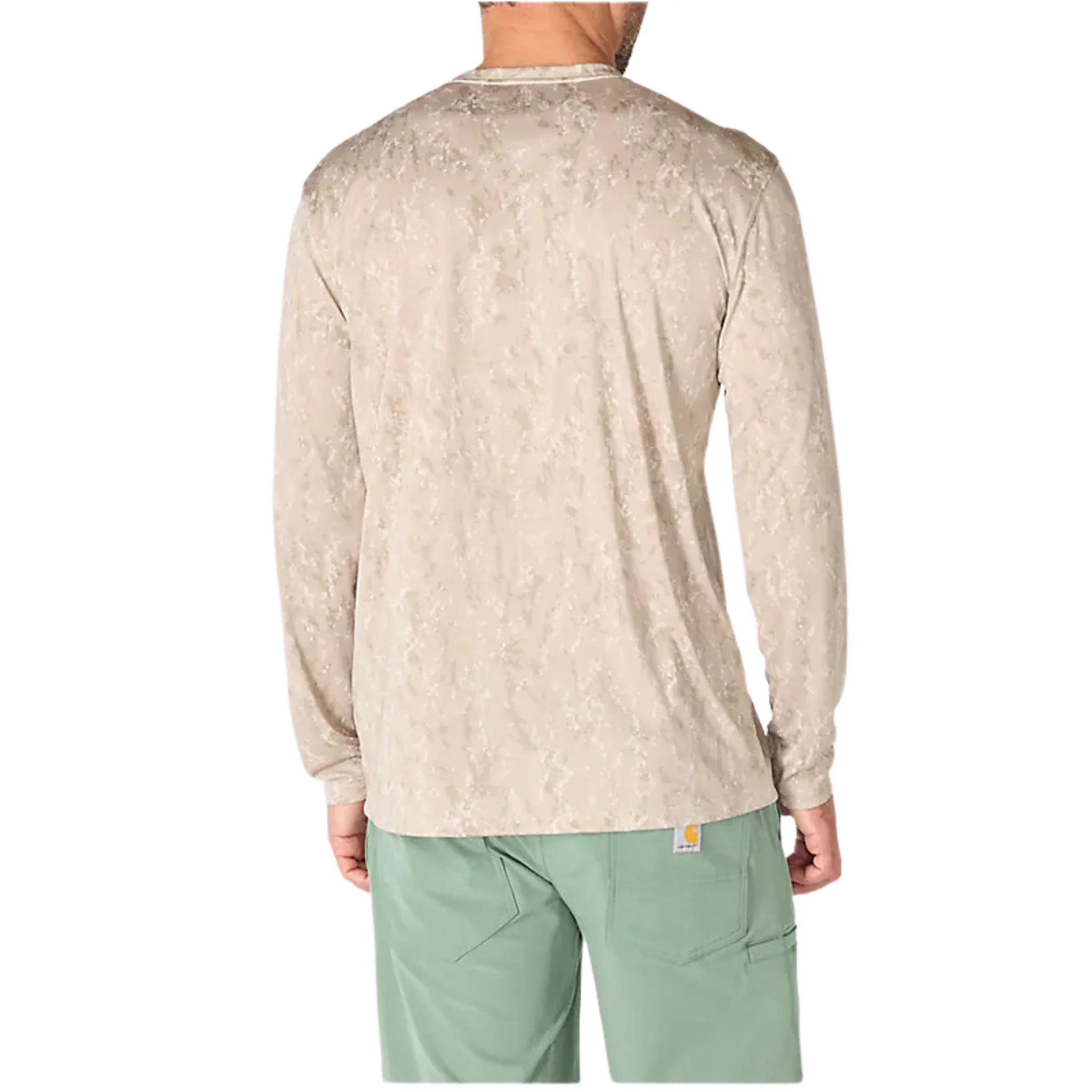 Carhartt Men's Force Sun Defender Relaxed Long Sleeve T Shirt - Cobblestone Terrain Camo - Image 3