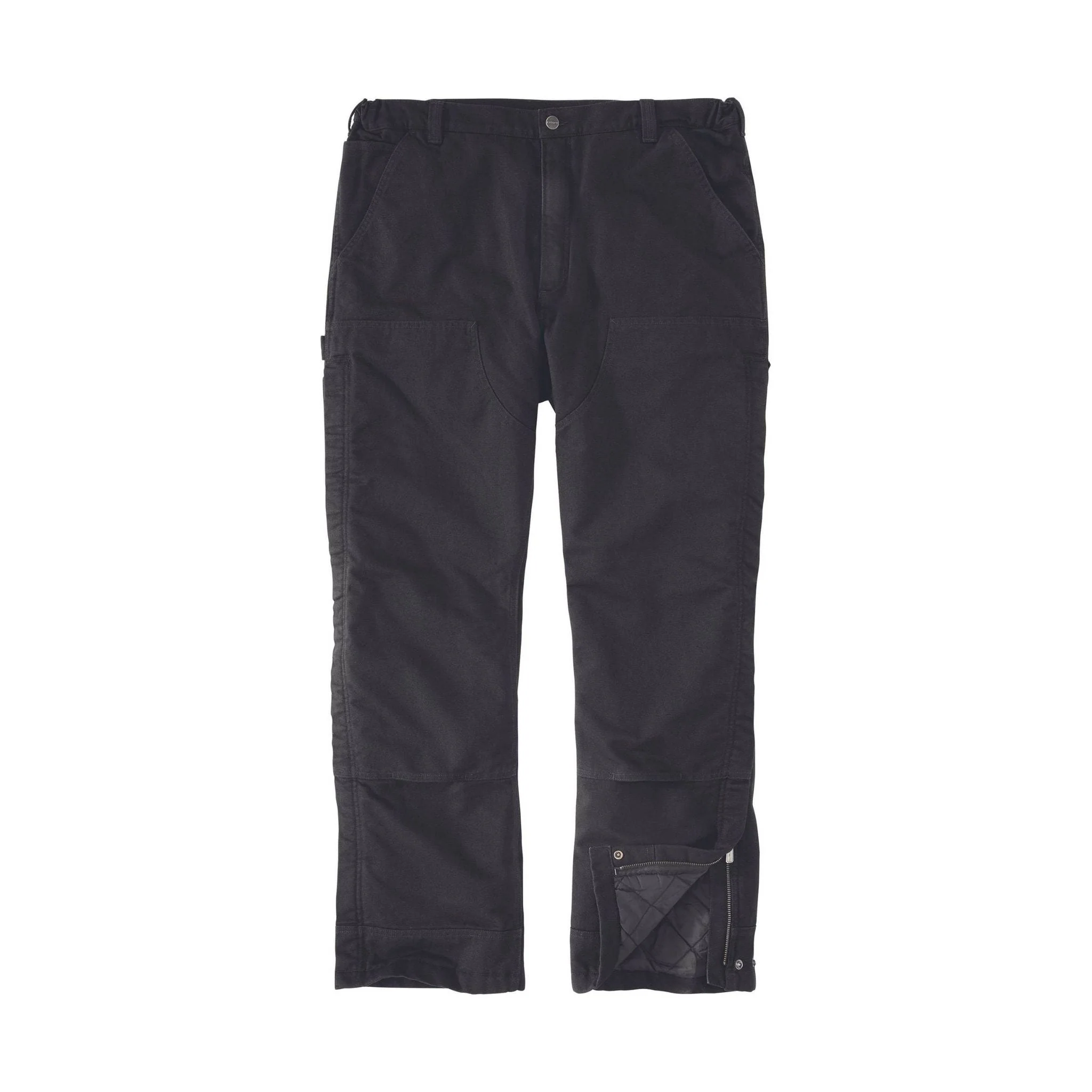 Carhartt Men's Loose Fit Washed Duck Insulated Pant - Black - Image 5