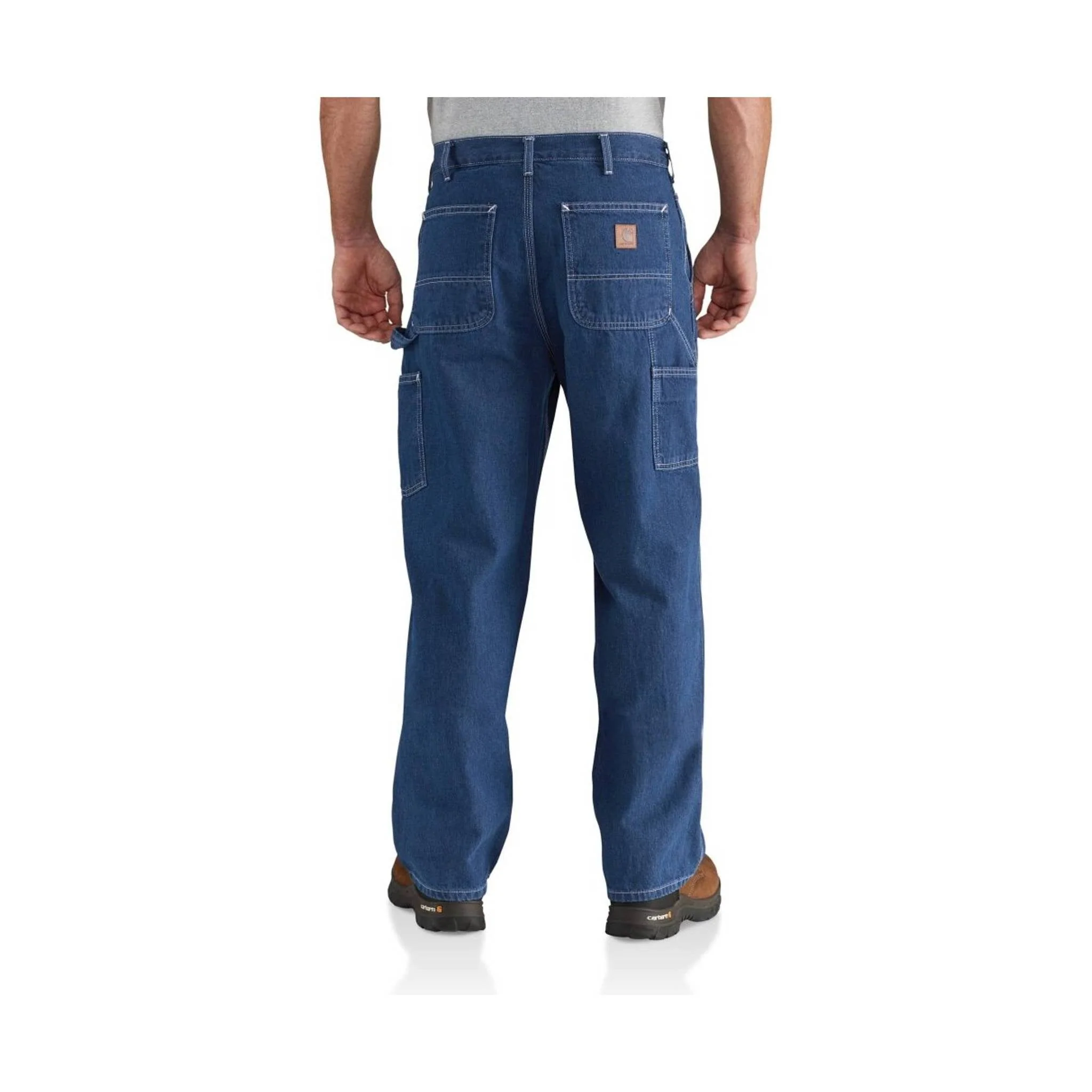 Carhartt Men's Loose/Original Fit Washed Work Dungaree - Darkstone - Image 2