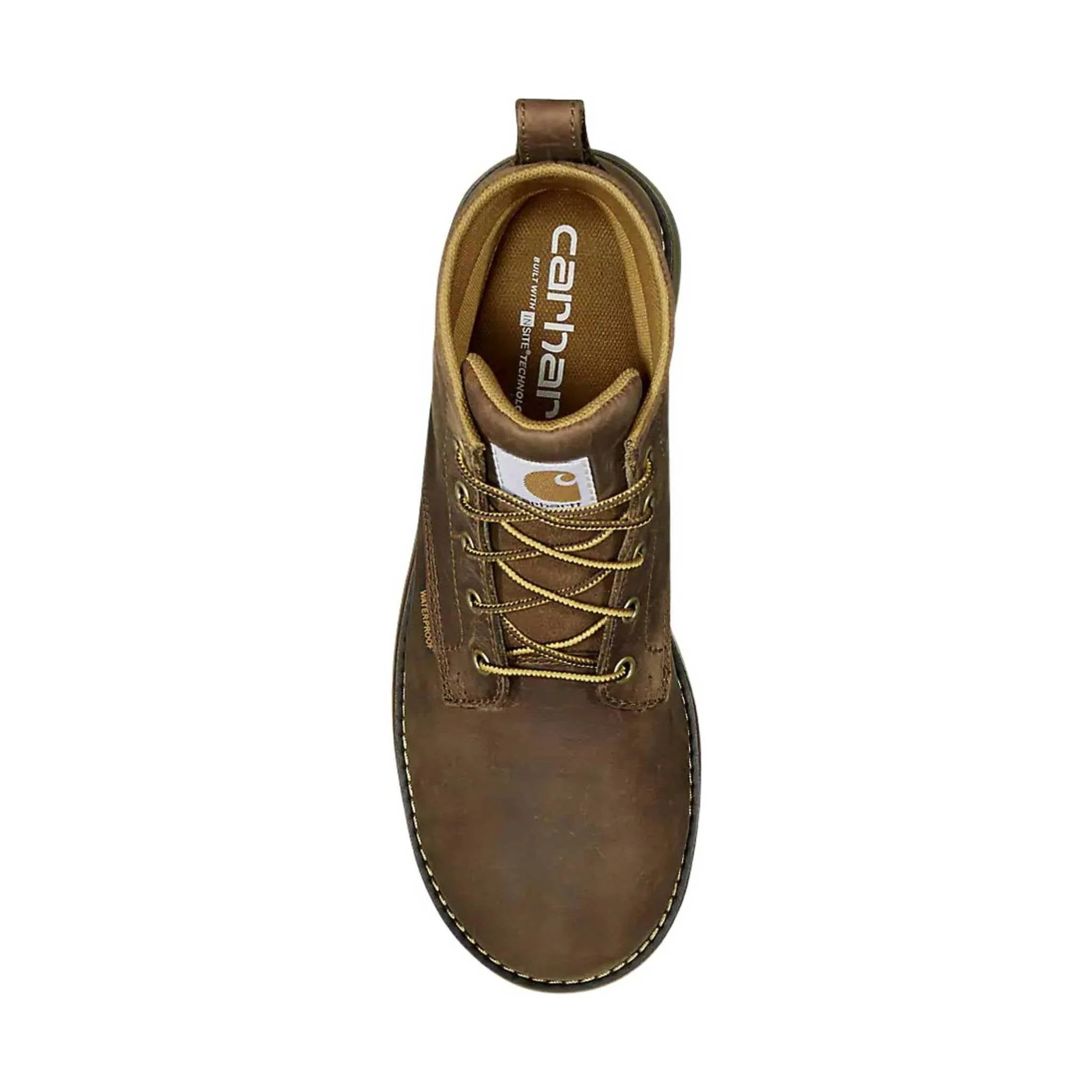 Carhartt Men's Millbrook Waterproof Wedge Soft Toe Work Boot - Brown - Image 3