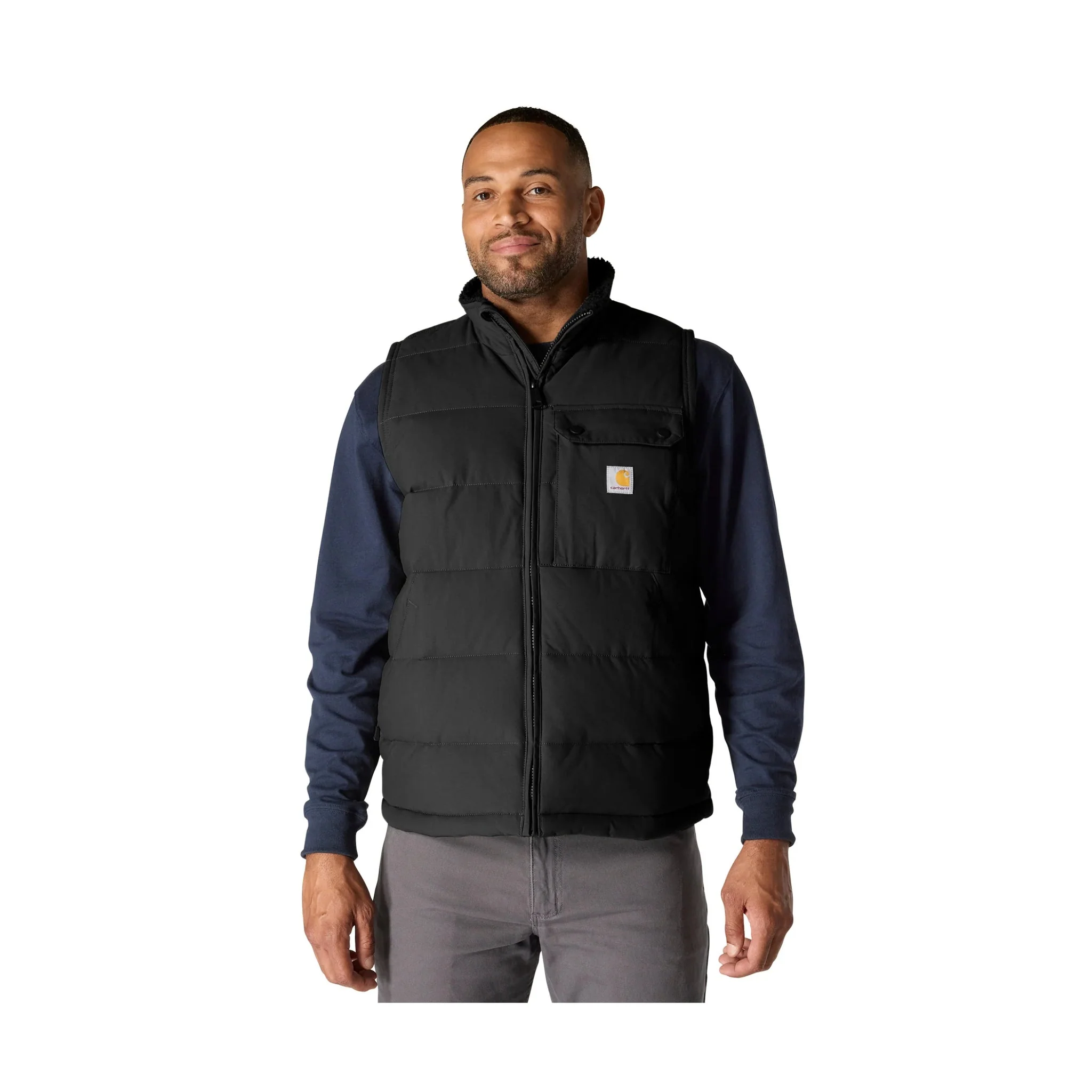Carhartt Men's Montana Loose Fit Insulated Vest - Black