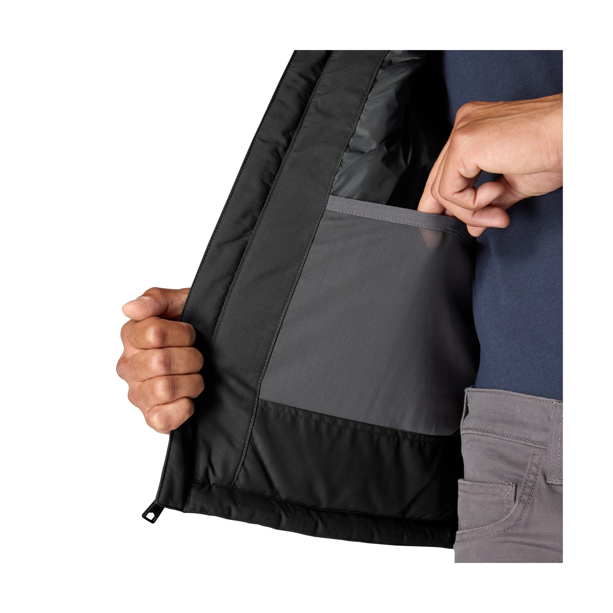Carhartt Men's Montana Loose Fit Insulated Vest - Black - Image 3