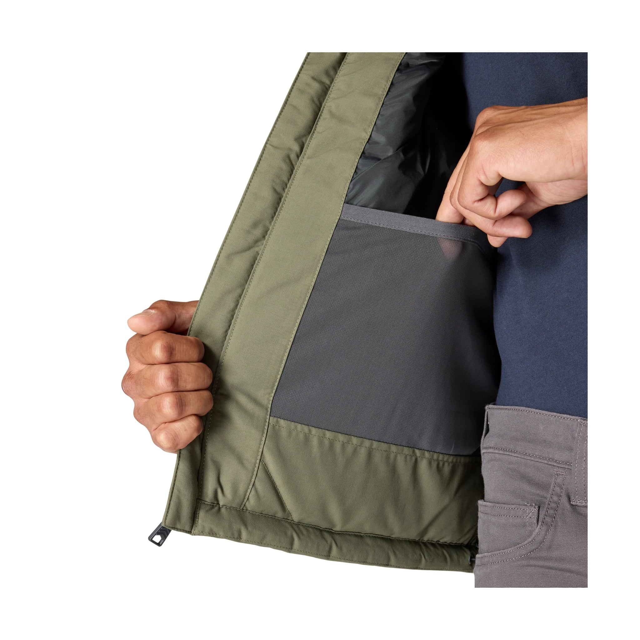 Carhartt Men's Montana Loose Fit Insulated Vest - Dusty Oilve - Image 2