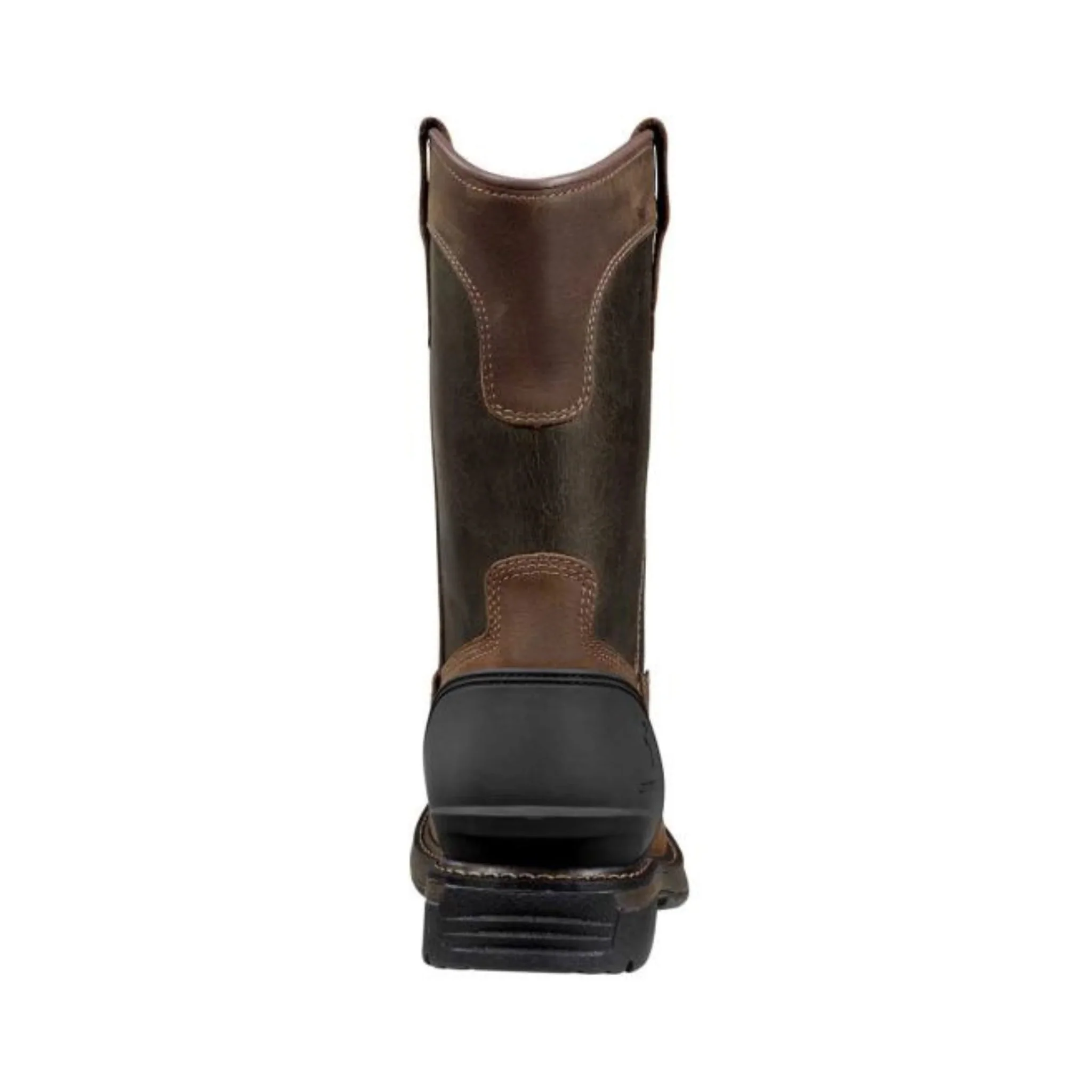 Carhartt Men's Montana Waterproof 11 Inch Steel Square Toe Wellington Boot - Brown/Burnt Olive - Image 4