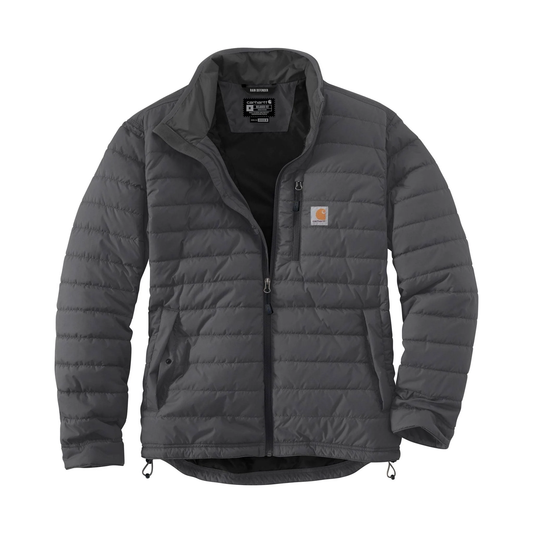 Carhartt Men's Rain Defender® Relaxed Fit Lightweight Insulated Jacket - Shadow - Image 2