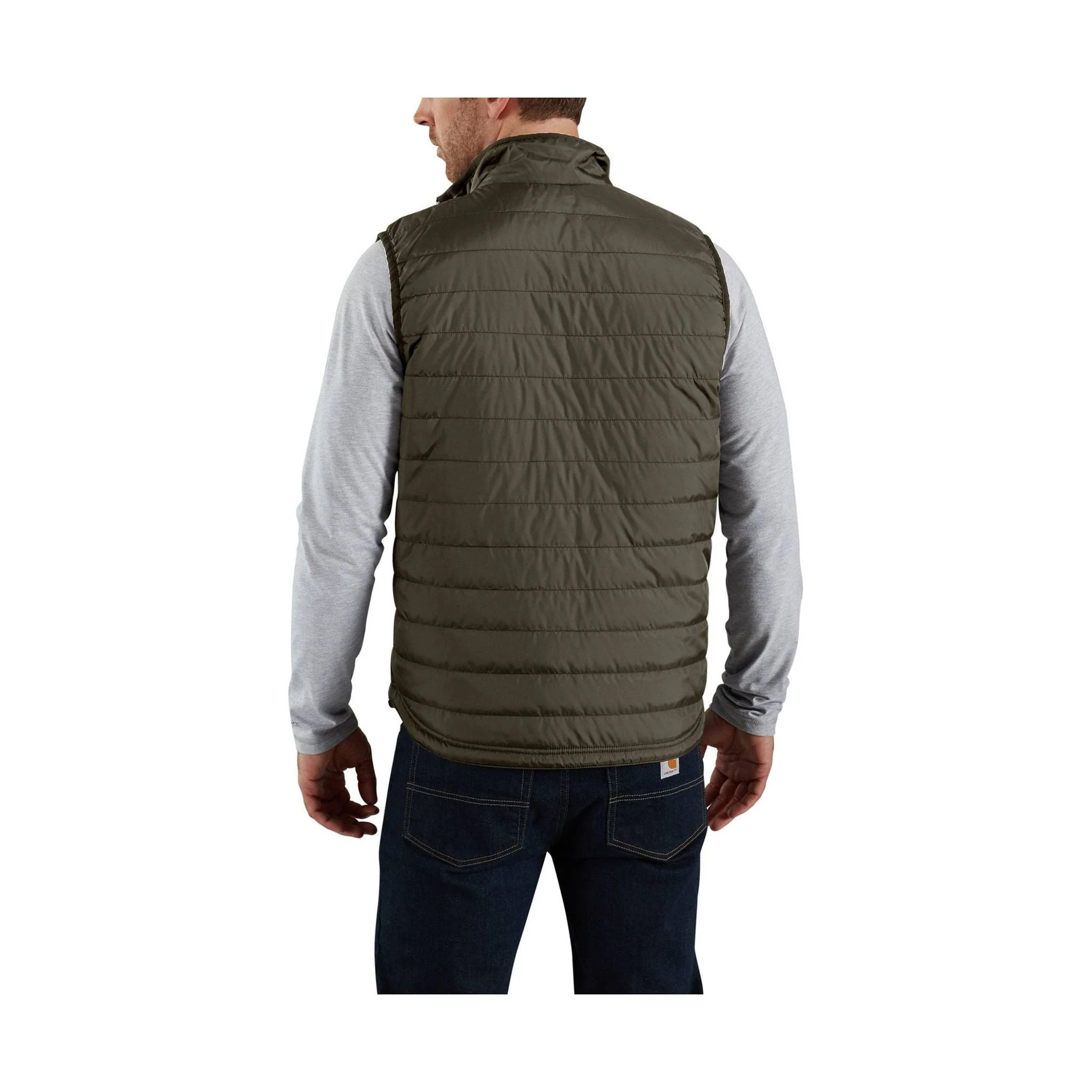 Carhartt Men's Rain Defender Relaxed Fit Lightweight Insulated Vest - Moss - Image 2
