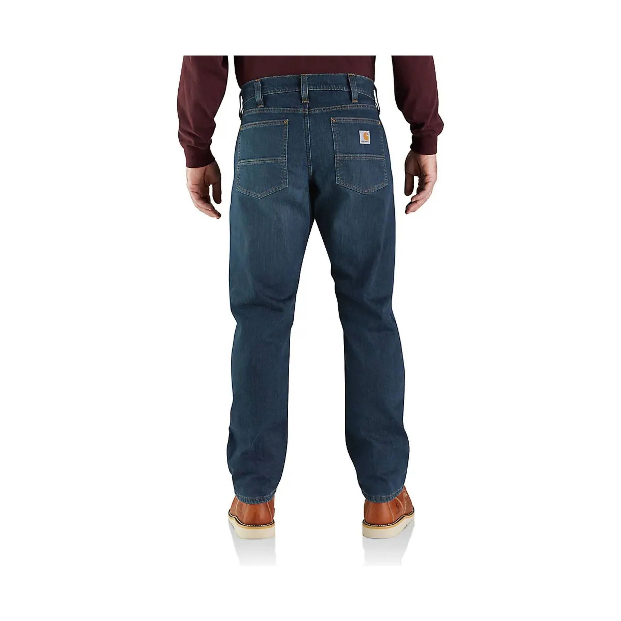 Carhartt Men's Rugged Flex Relaxed Fit Fleece Lined 5 Pocket Jean - Rapids - Image 2