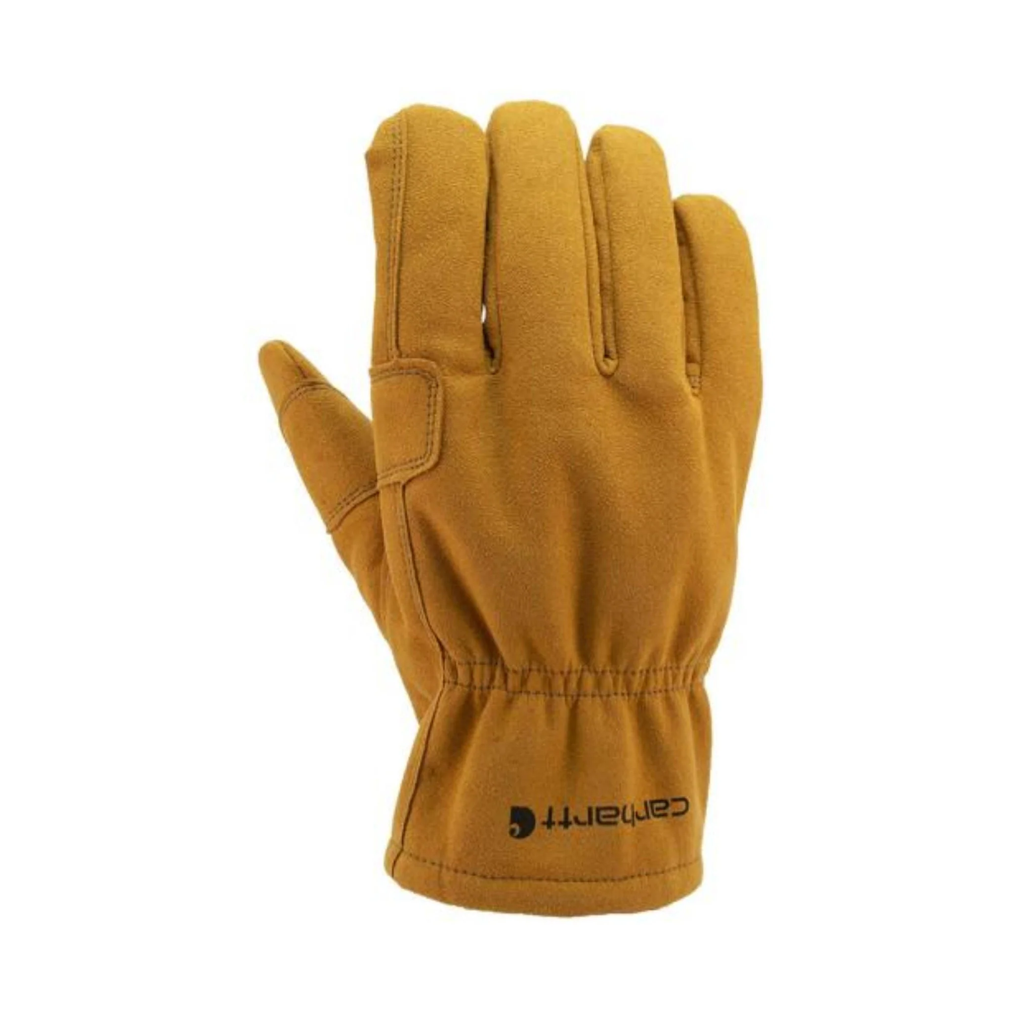 Carhartt Men's Synthetic Suede Open Cuff Gloves - Brown