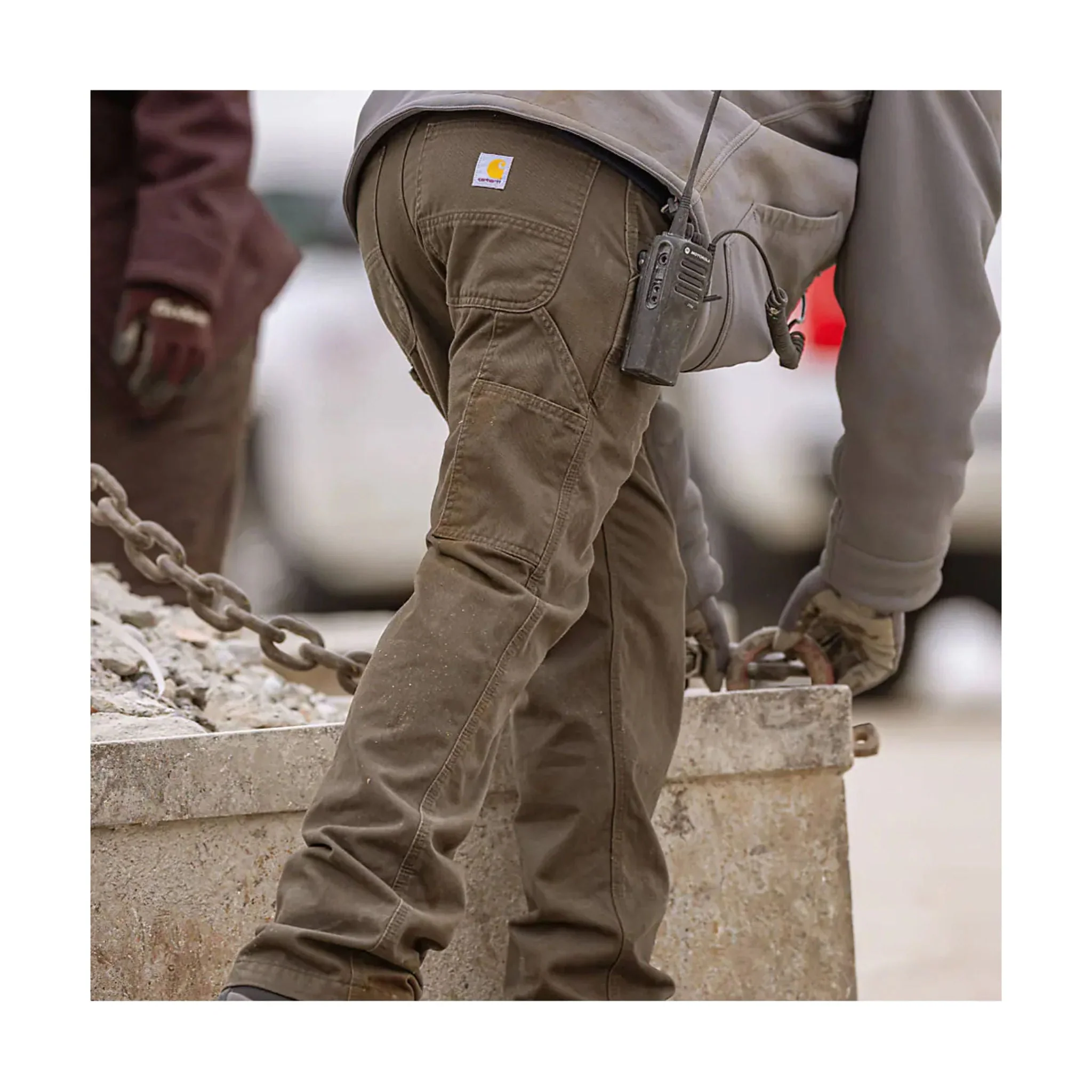 Carhartt Men's Utility Twill Relaxed Fit Work Pant - Dark Coffee - Image 5