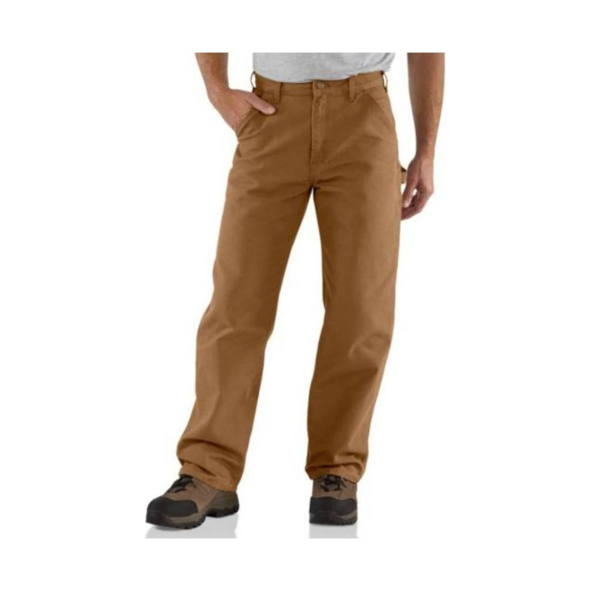 Carhartt Men's Washed Duck Work Dungaree - Carhartt Brown