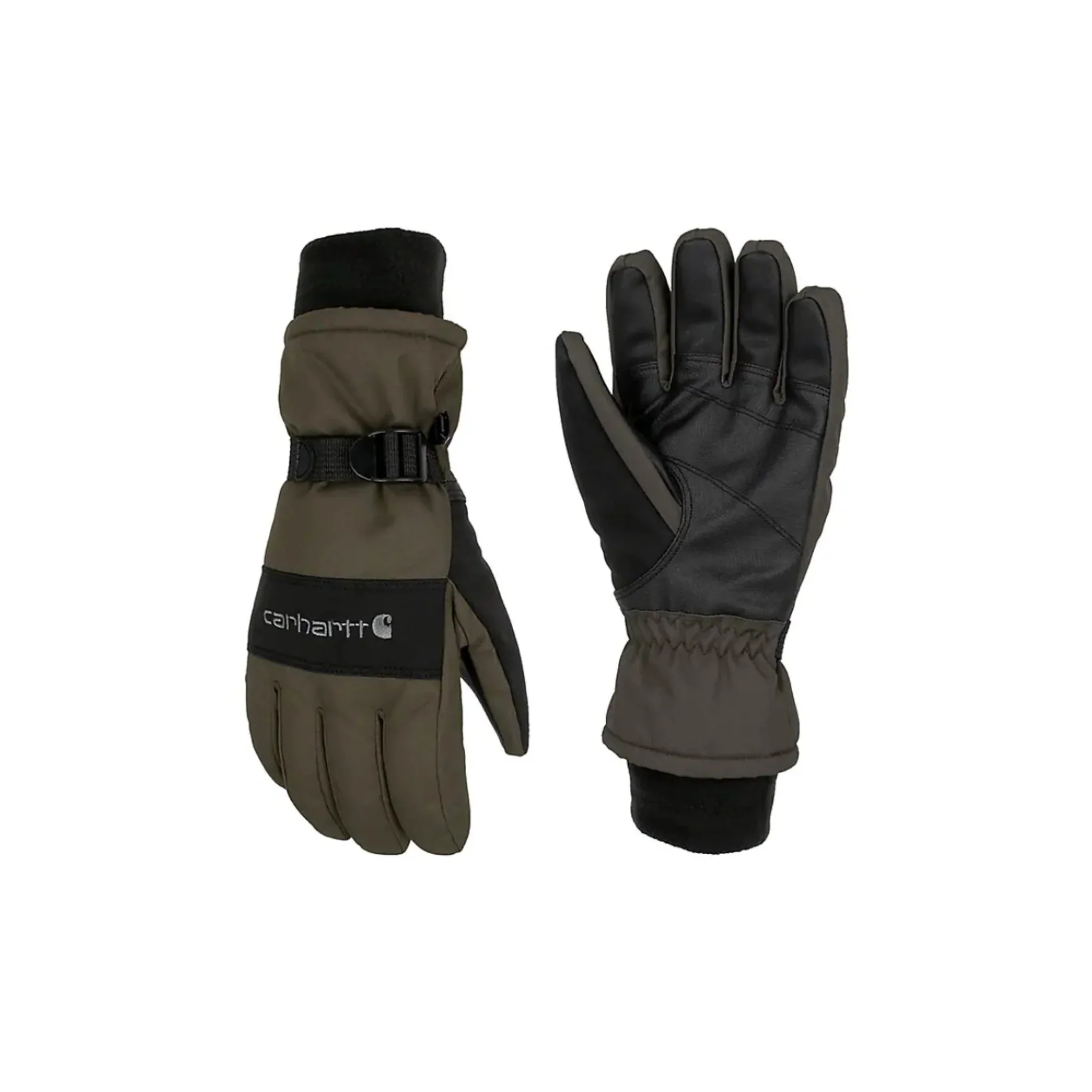 Carhartt Men's Waterproof Insulated Knit Cuff Gloves - Tarmac