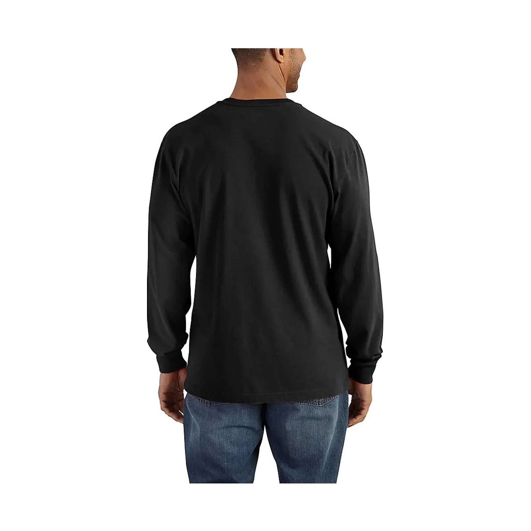 Carhartt Men's Workwear Long Sleeve Henley - Black - Image 2