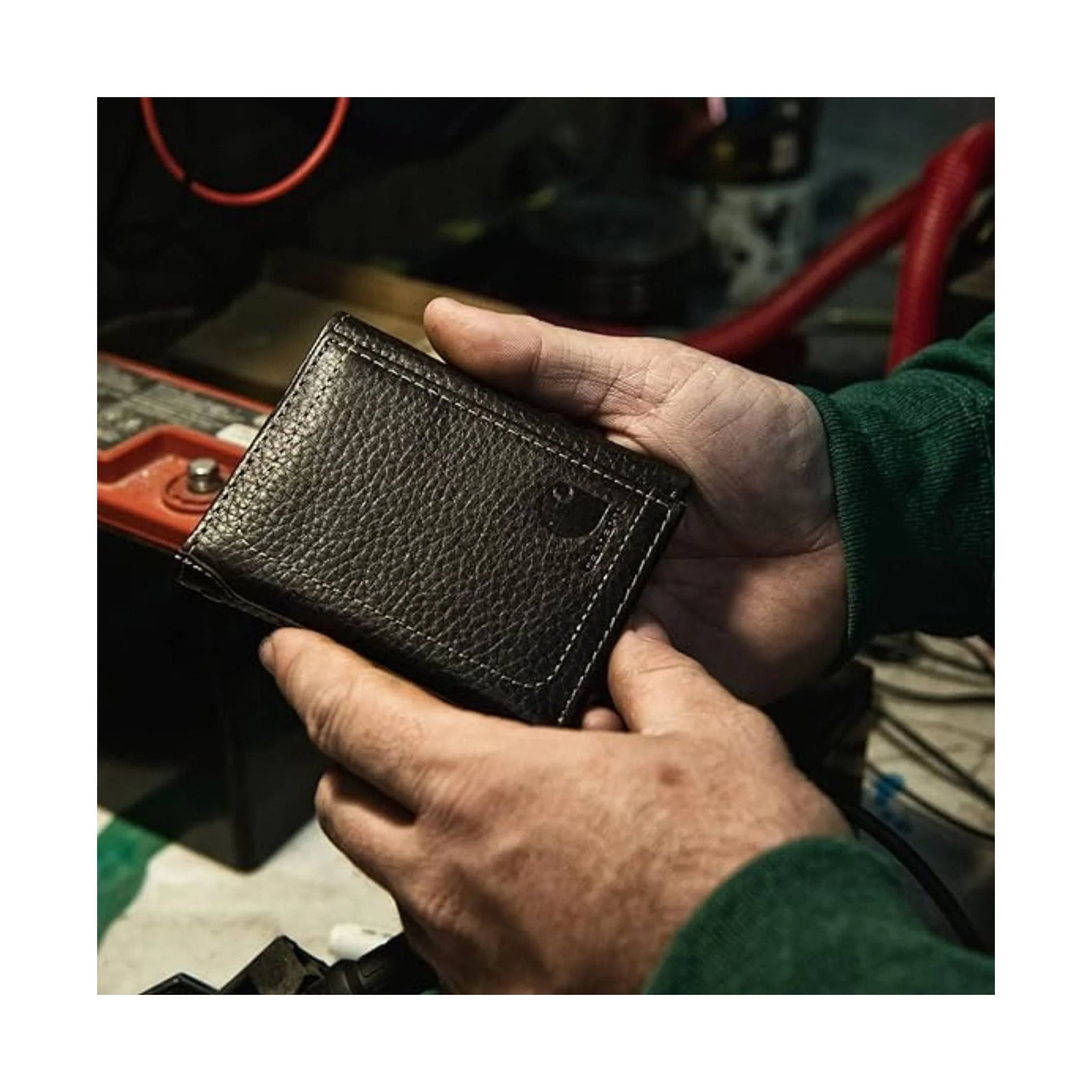 Carhartt Pebble Trifold Wallet - Black - Image 4