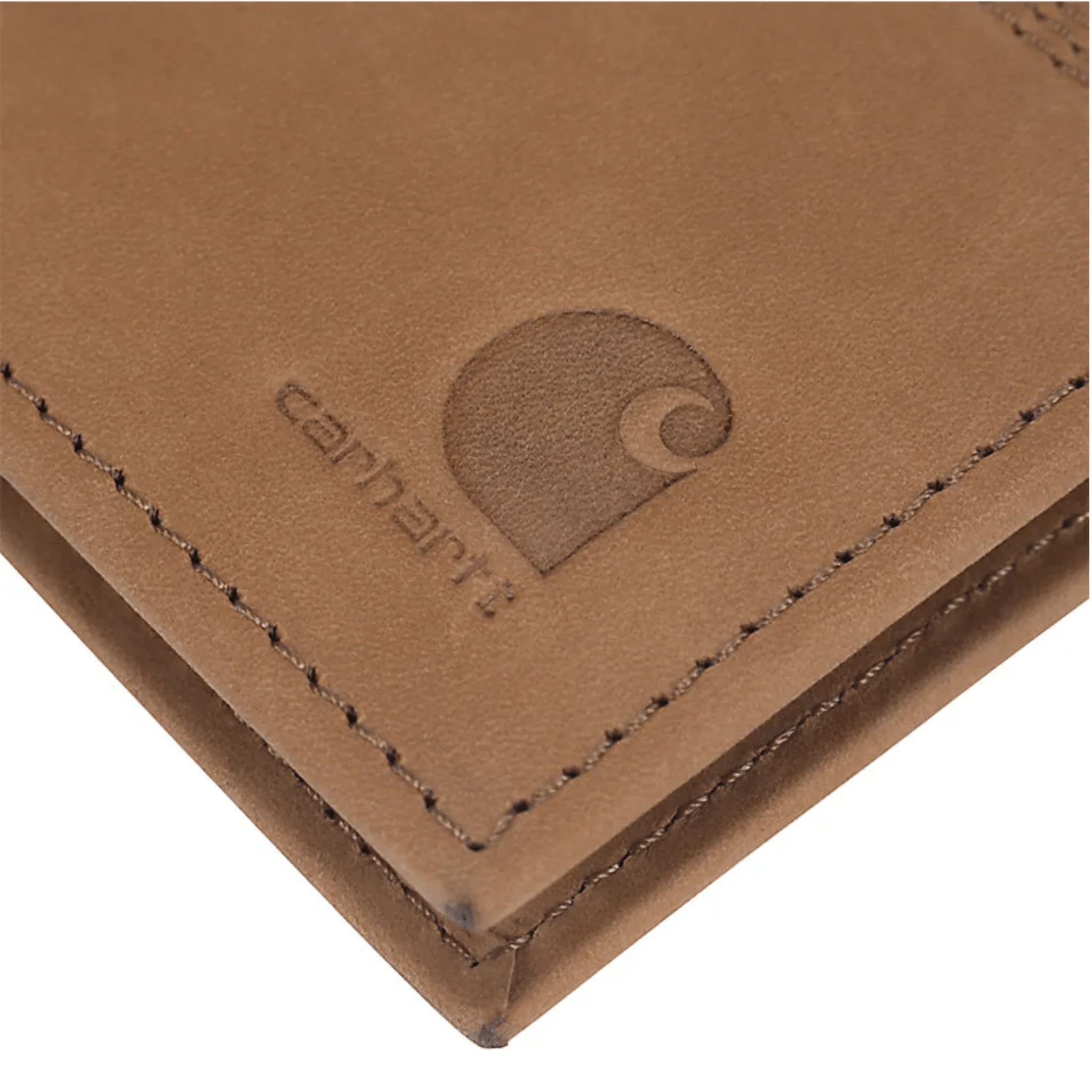 Carhartt Saddle Leather Bifold Legacy Passcase Wallet - Brown - Image 4