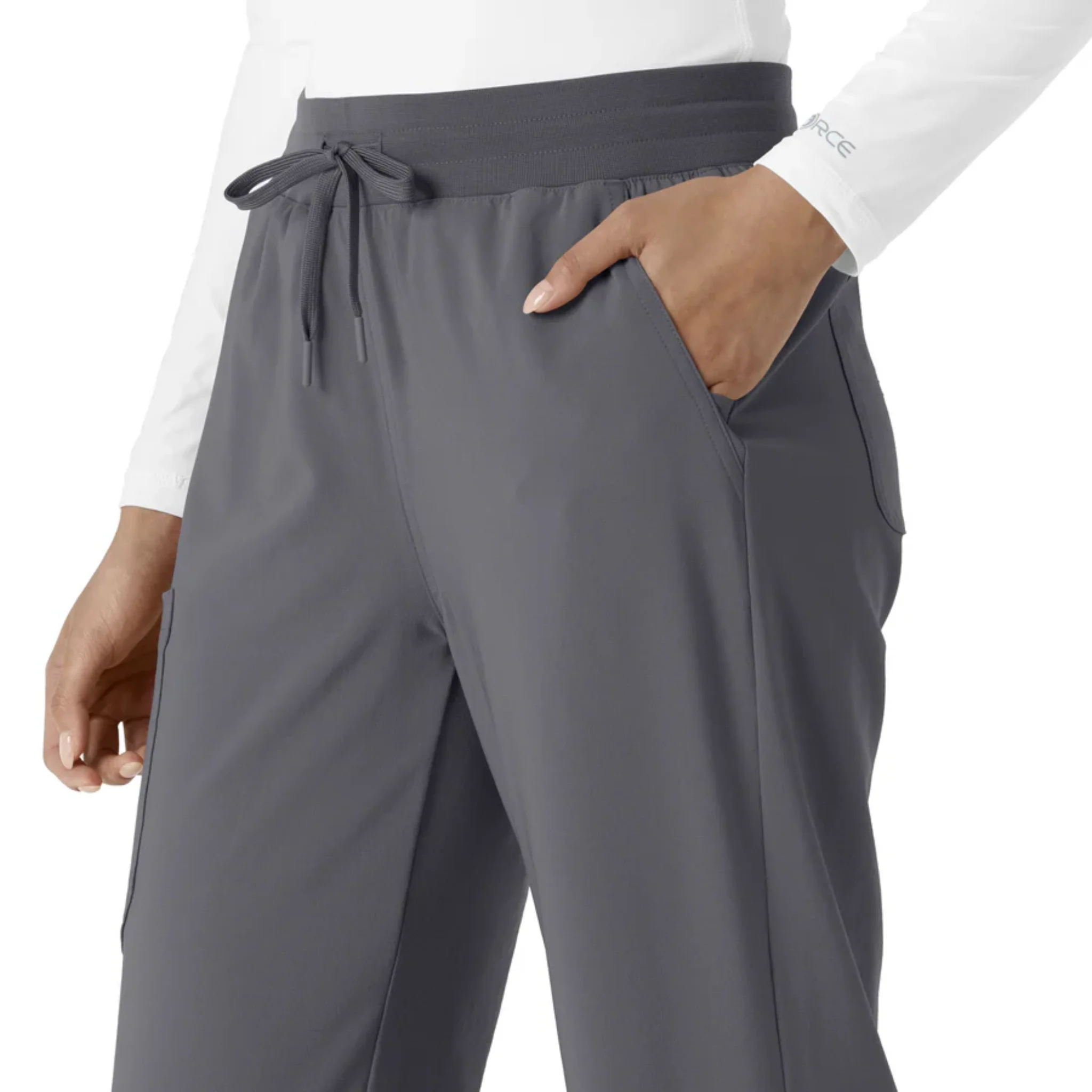 Carhartt Women's Force Cross Flex Boot Cut Scrub Pant - Pewter - Image 2