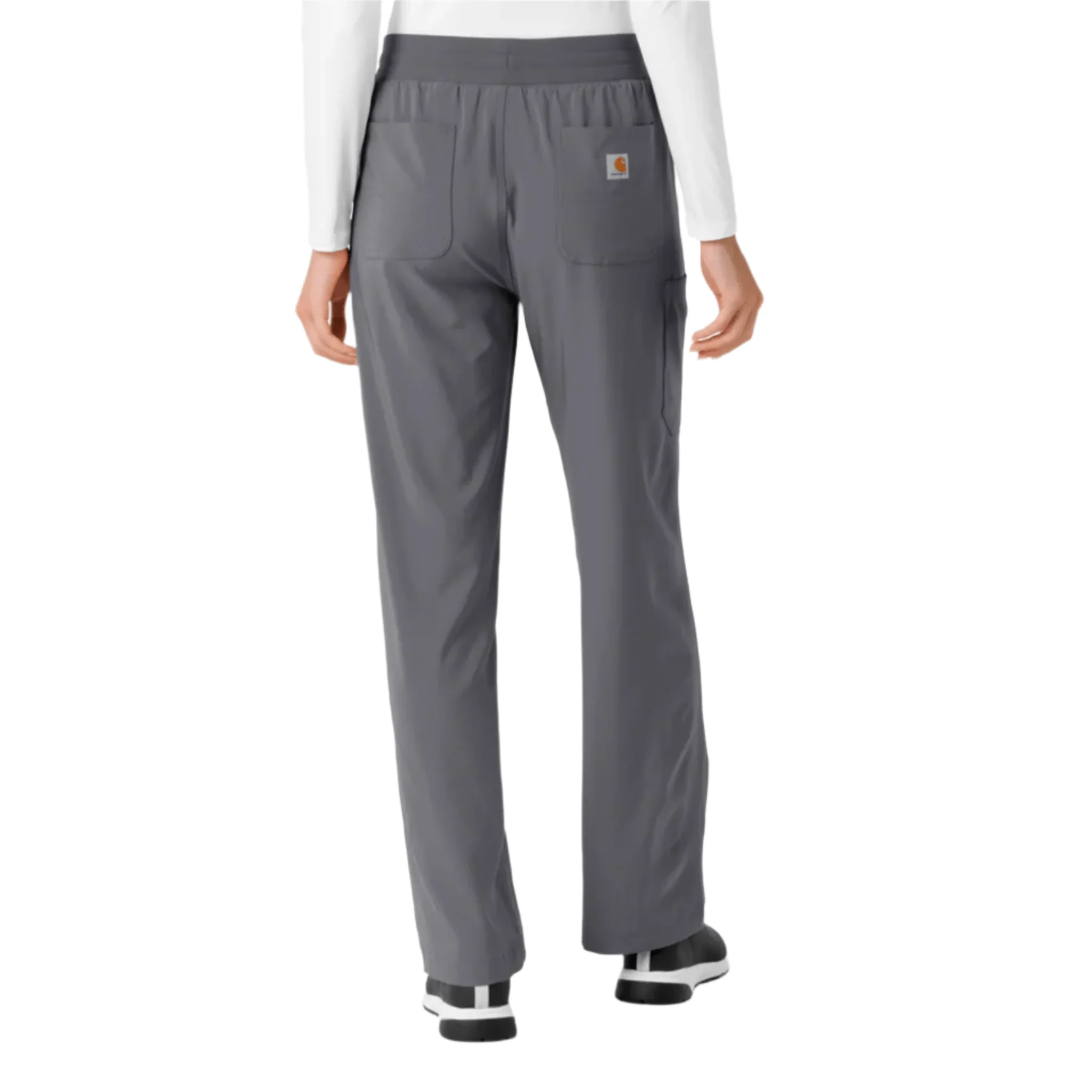 Carhartt Women's Force Cross Flex Boot Cut Scrub Pant - Pewter - Image 4