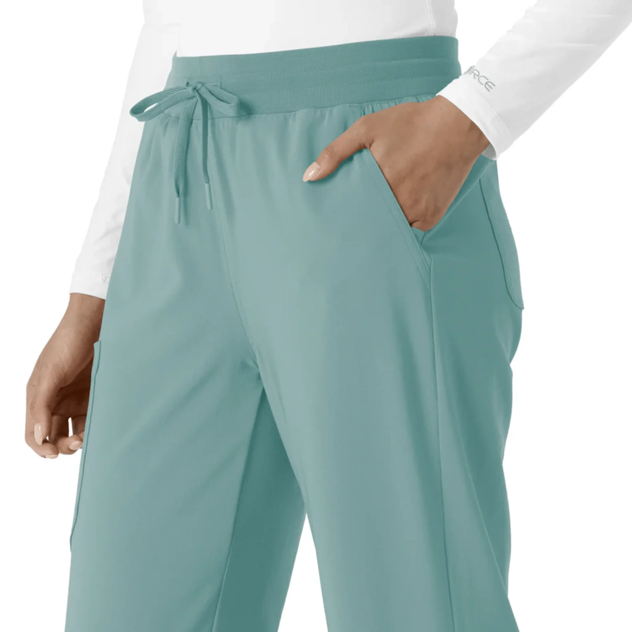 Carhartt Women's Force Cross Flex Boot Cut Scrub Pant - Summer Blue - Image 2