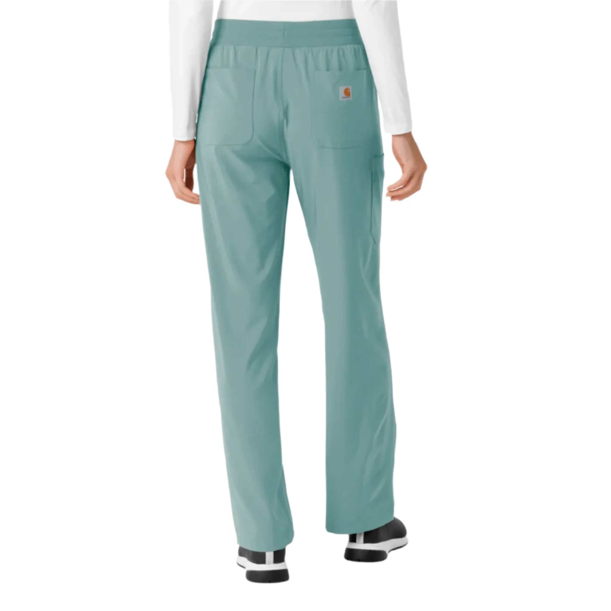 Carhartt Women's Force Cross Flex Boot Cut Scrub Pant - Summer Blue - Image 4