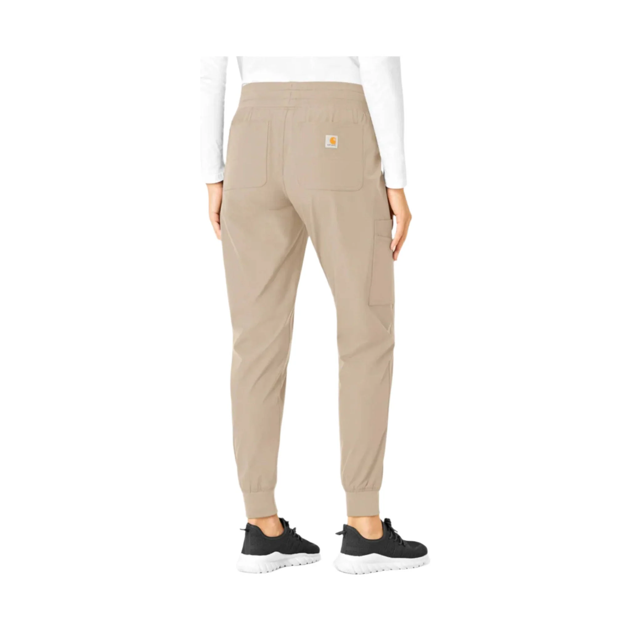 Carhartt Women's Force Essentials Jogger Scrub Pant - Khaki - Image 2