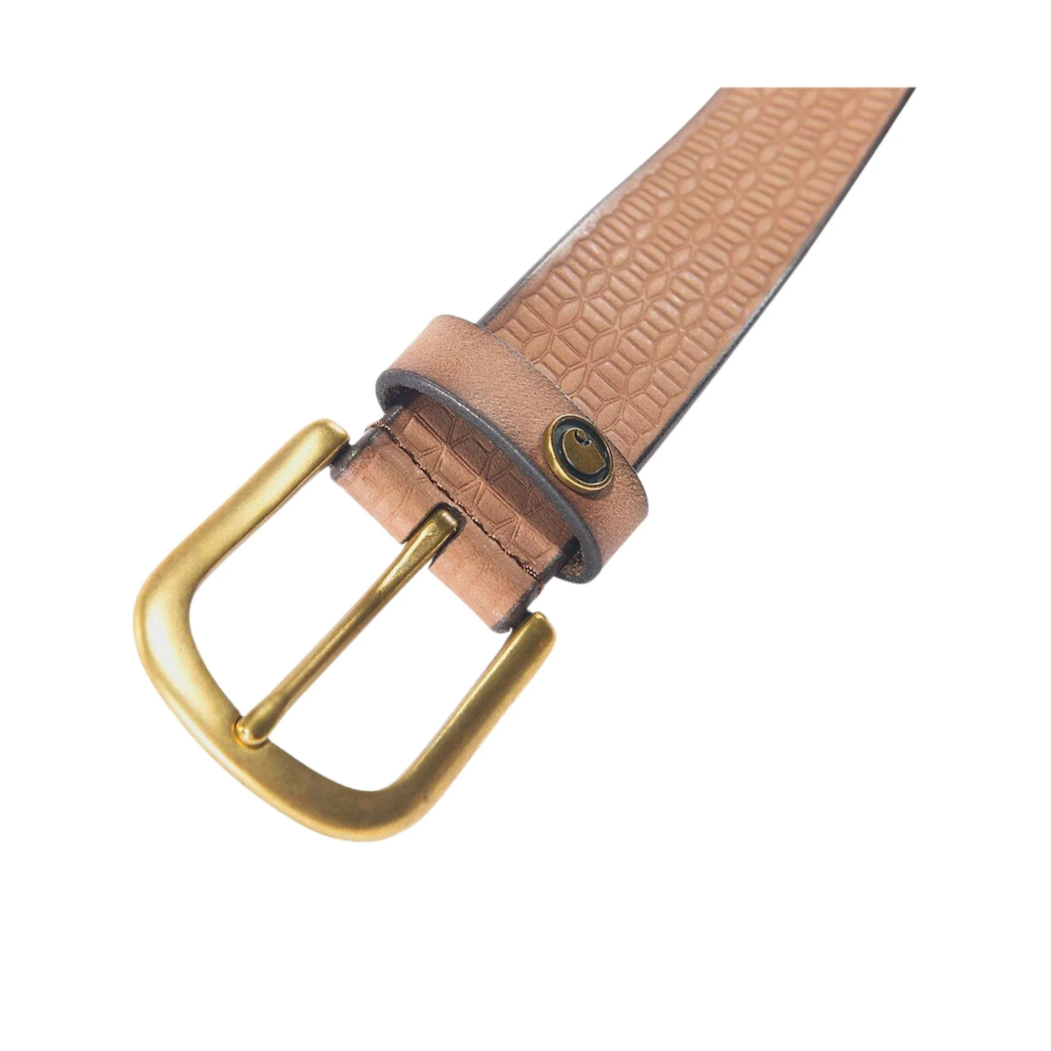 Carhartt Women's Leather Basketweave Belt - Dark Brown - Image 3