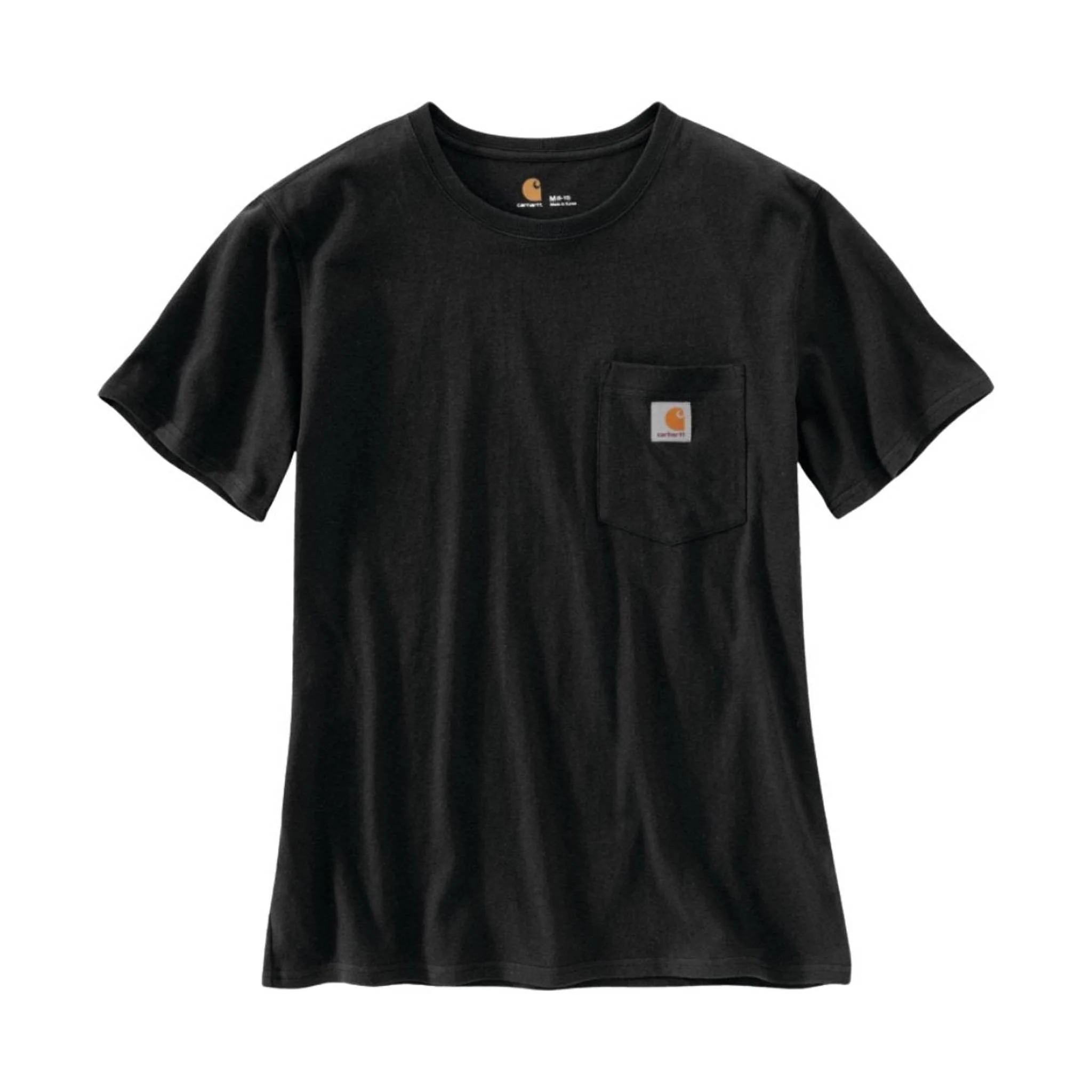 Carhartt Women's Loose Fit Heavyweight Short-Sleeve Pocket T-Shirt - Black - Image 3