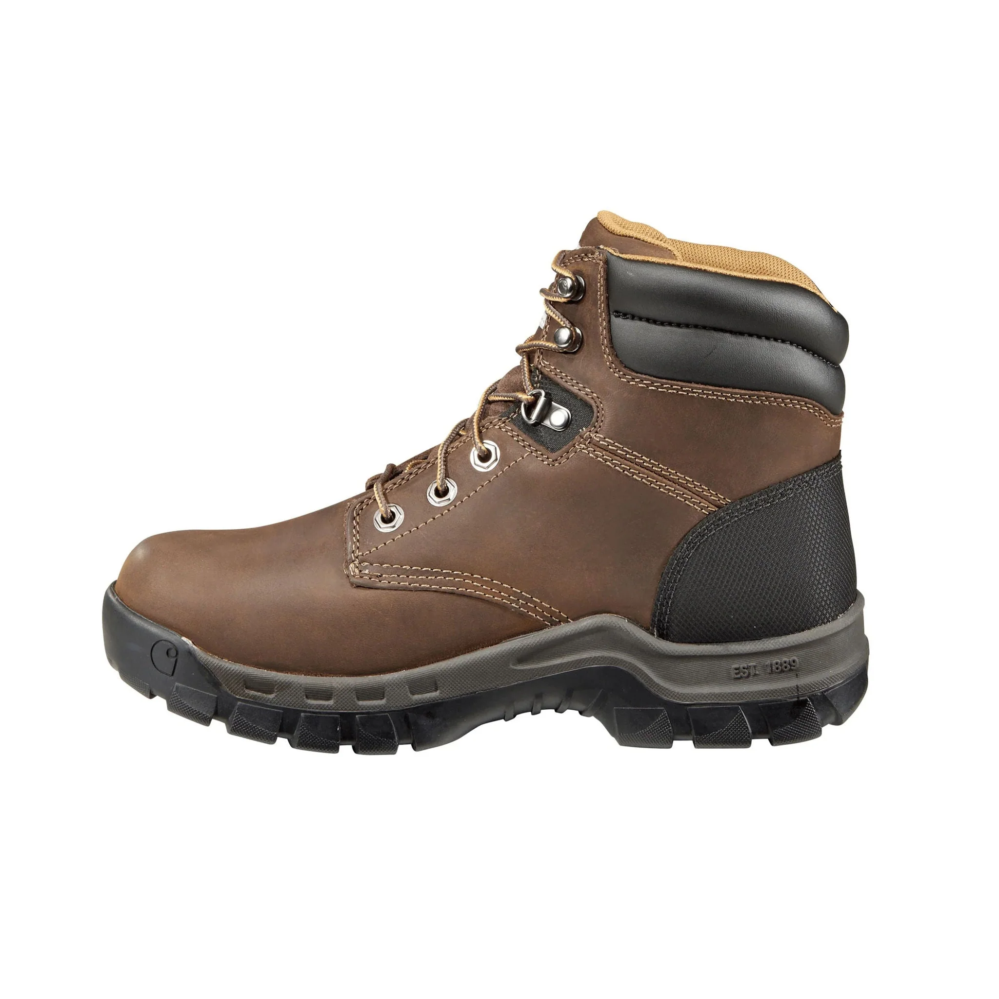 Carhartt Women's Rugged Flex 6 Inch Composite Toe Work Boots - Brown Oil Tanned - Image 2