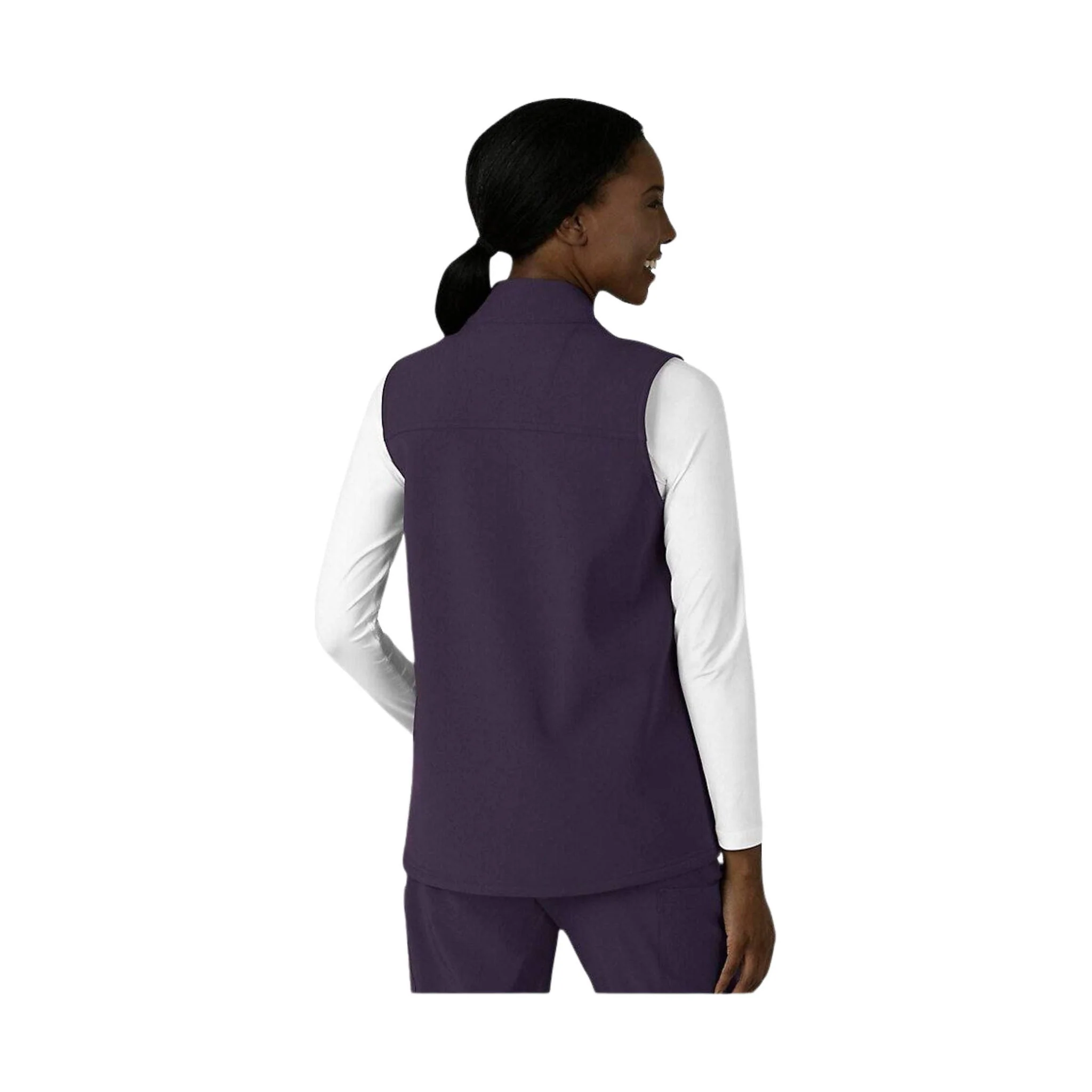 Carhartt Women's Rugged Flex Bonded Fleece Vest - Black Plum - Image 3