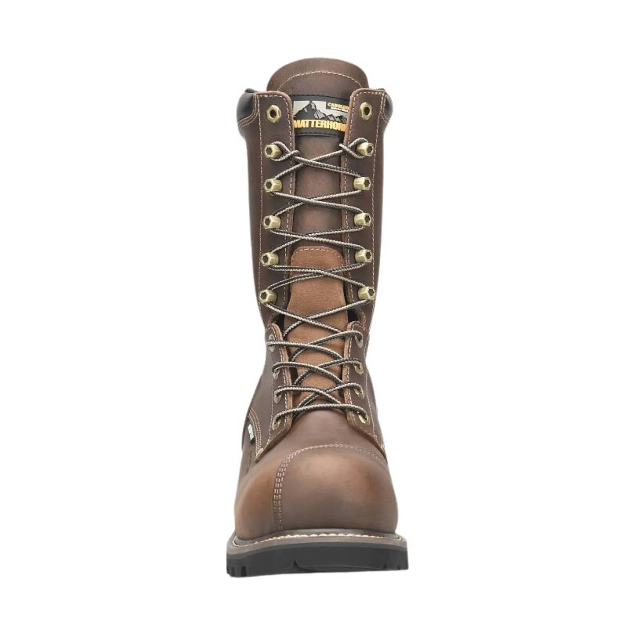 Carolina Men's Arc 10 Inch Logger Composite Toe Waterproof Work Boot - Dark Brown - Image 4