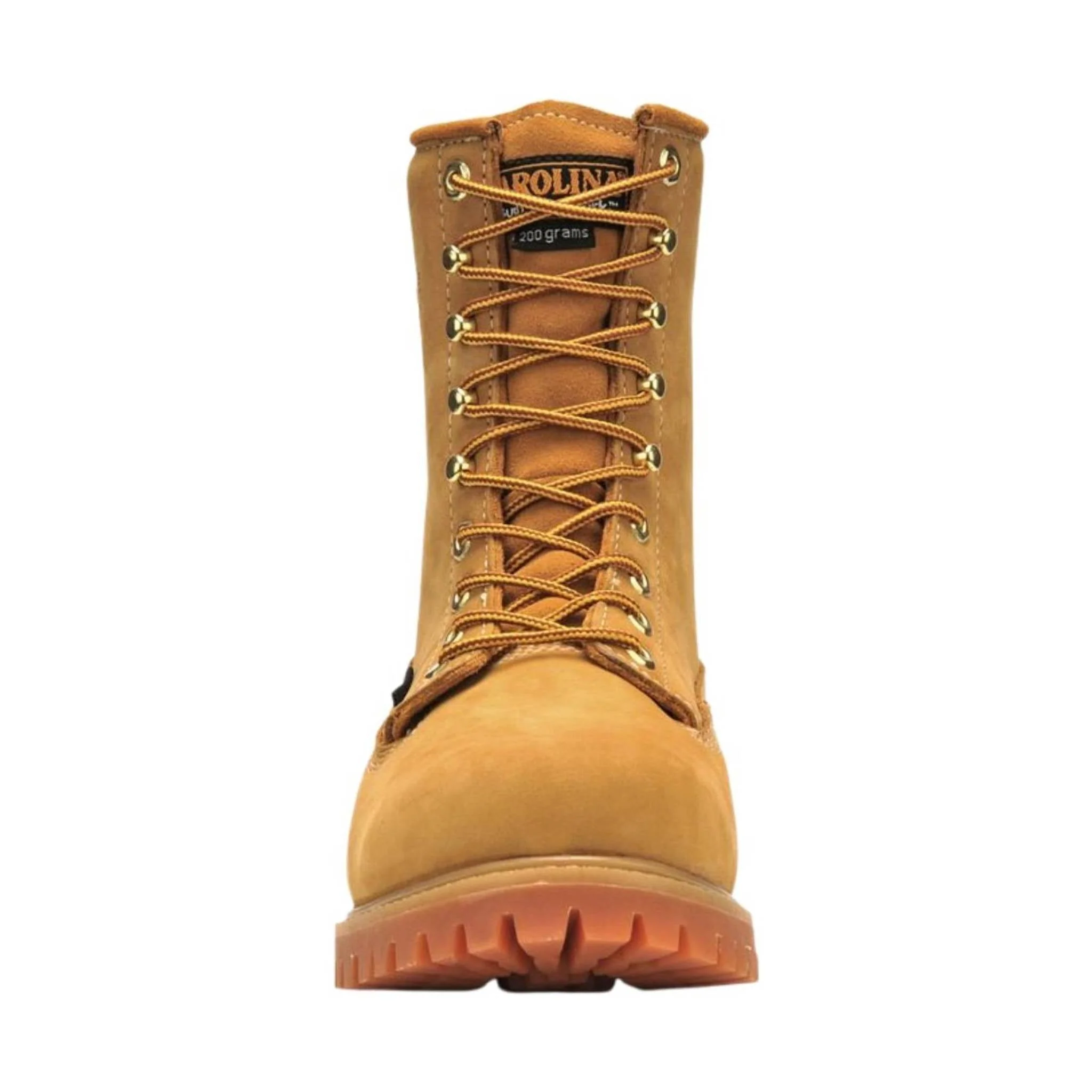 Carolina Men's Journeyman 8 Inch Soft Toe Waterproof Work Boot - Wheat - Image 5