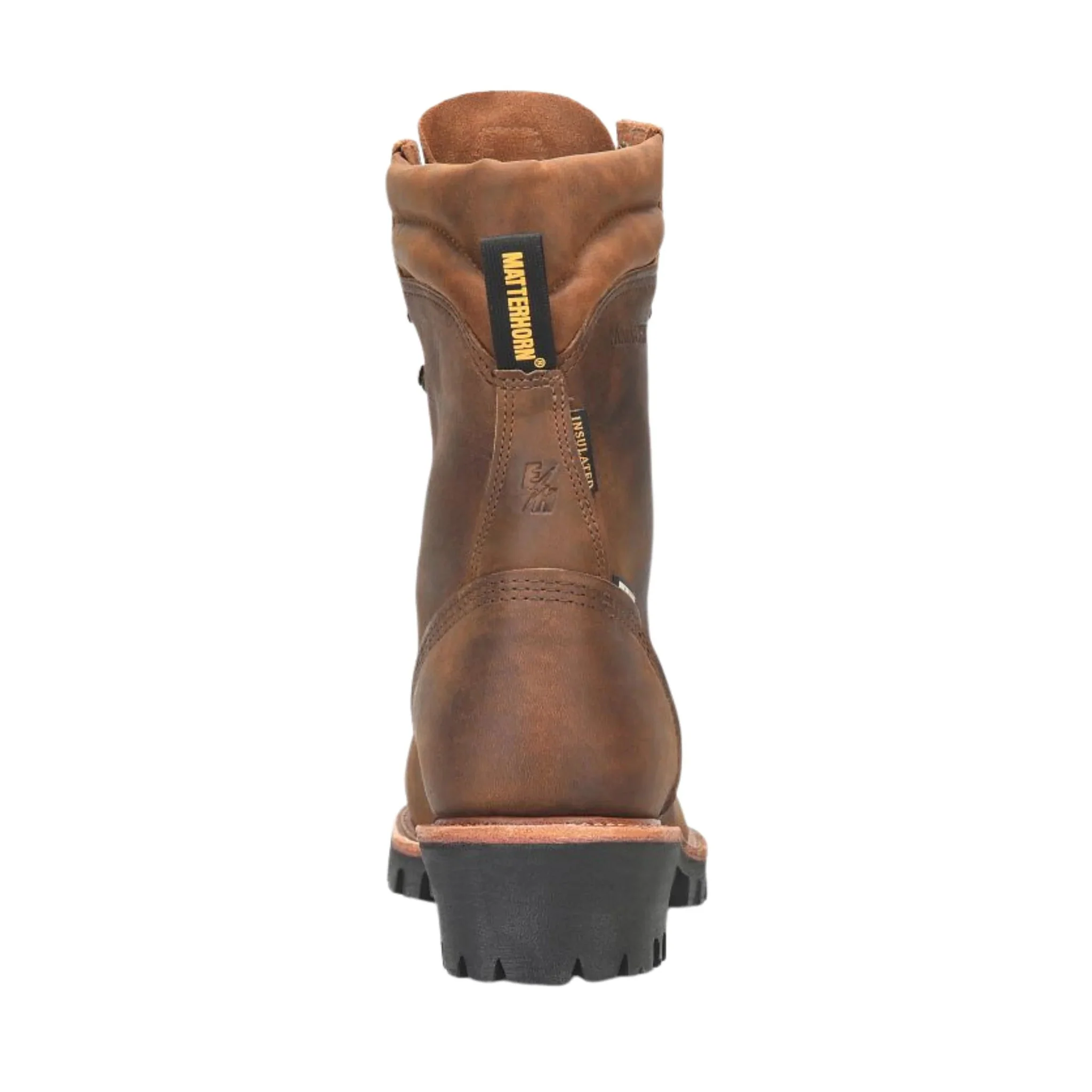 Carolina Men's Super Collar Composite Toe Logger Work Boots - Dark Brown - Image 5