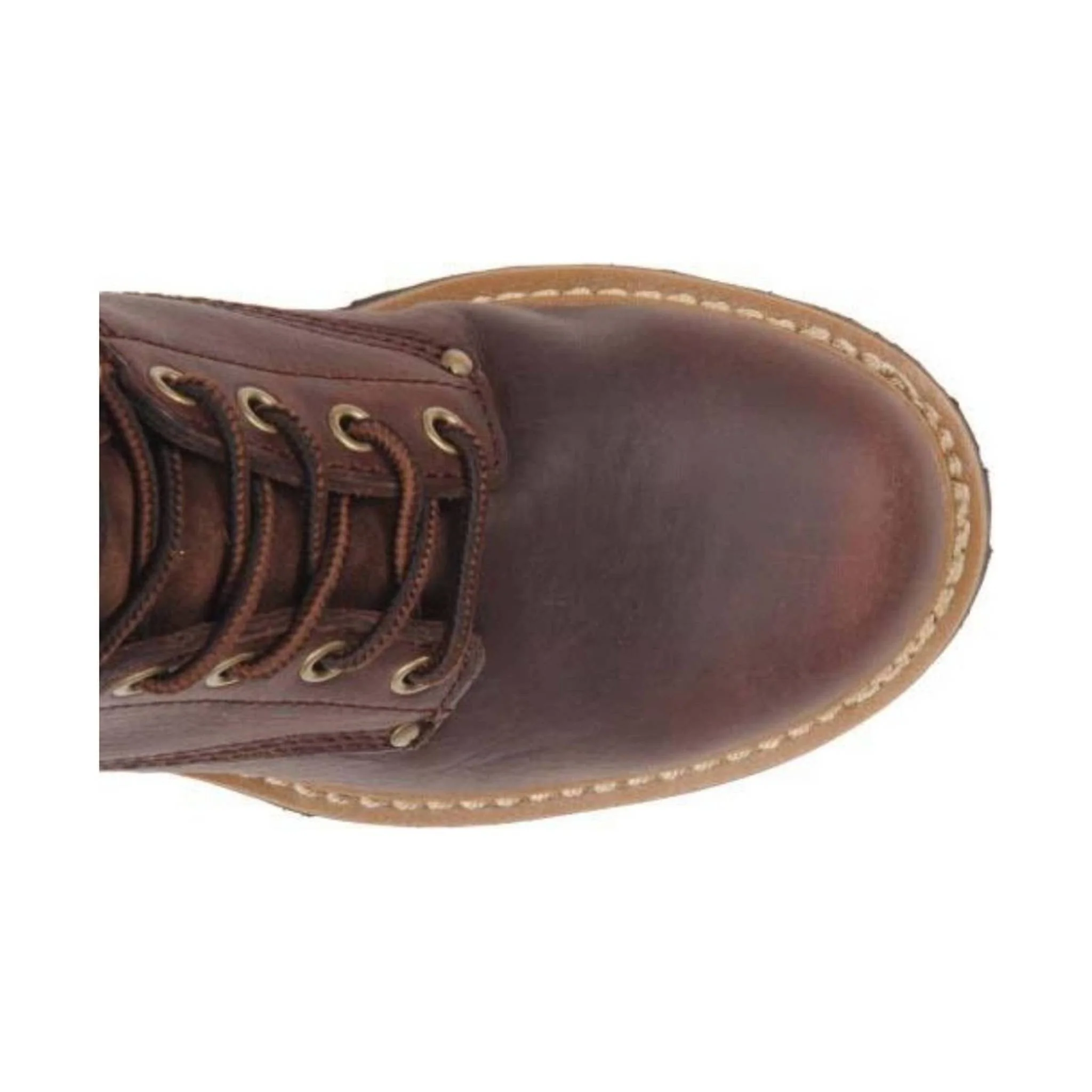 Carolina Women's Elm 8 Inch Logger Steel Toe Work Boots - Brown - Image 4