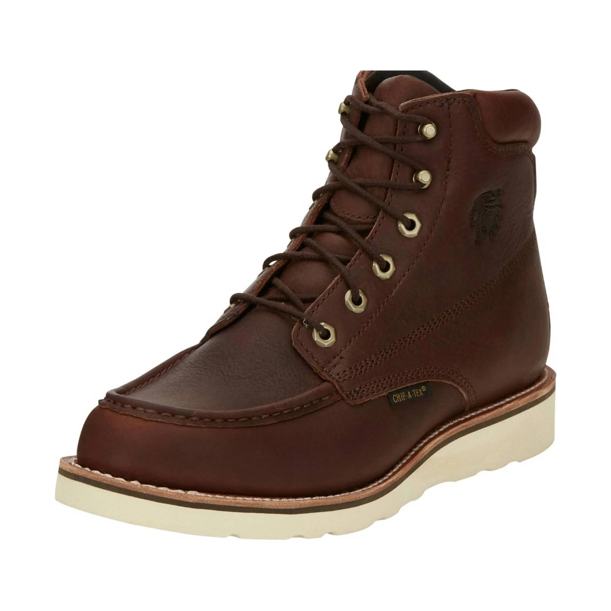 Chippewa Men's 6in Edge Walker Waterproof Soft Toe Boots - Brown - Image 4