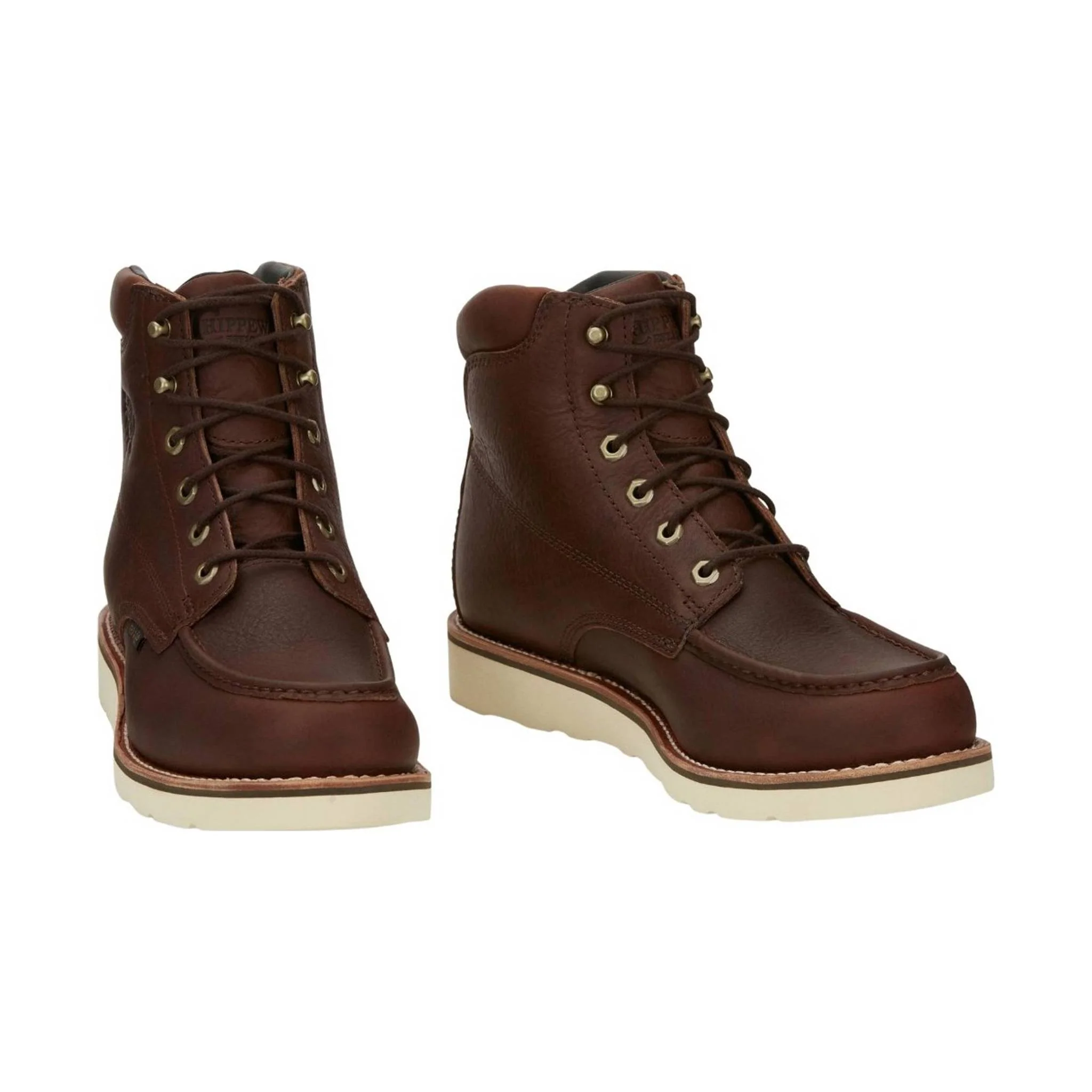 Chippewa Men's 6in Edge Walker Waterproof Soft Toe Boots - Brown - Image 7