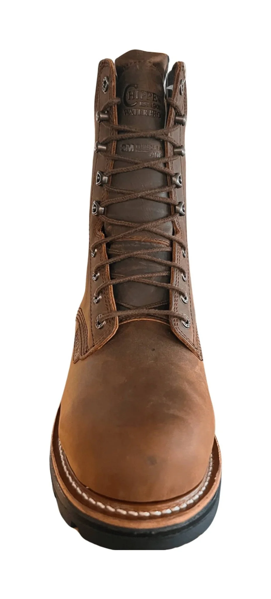 Chippewa Men's Thunderstruck 9 Inch Waterproof Insulated Composite Toe Logger Work Boots - Brown - Image 5