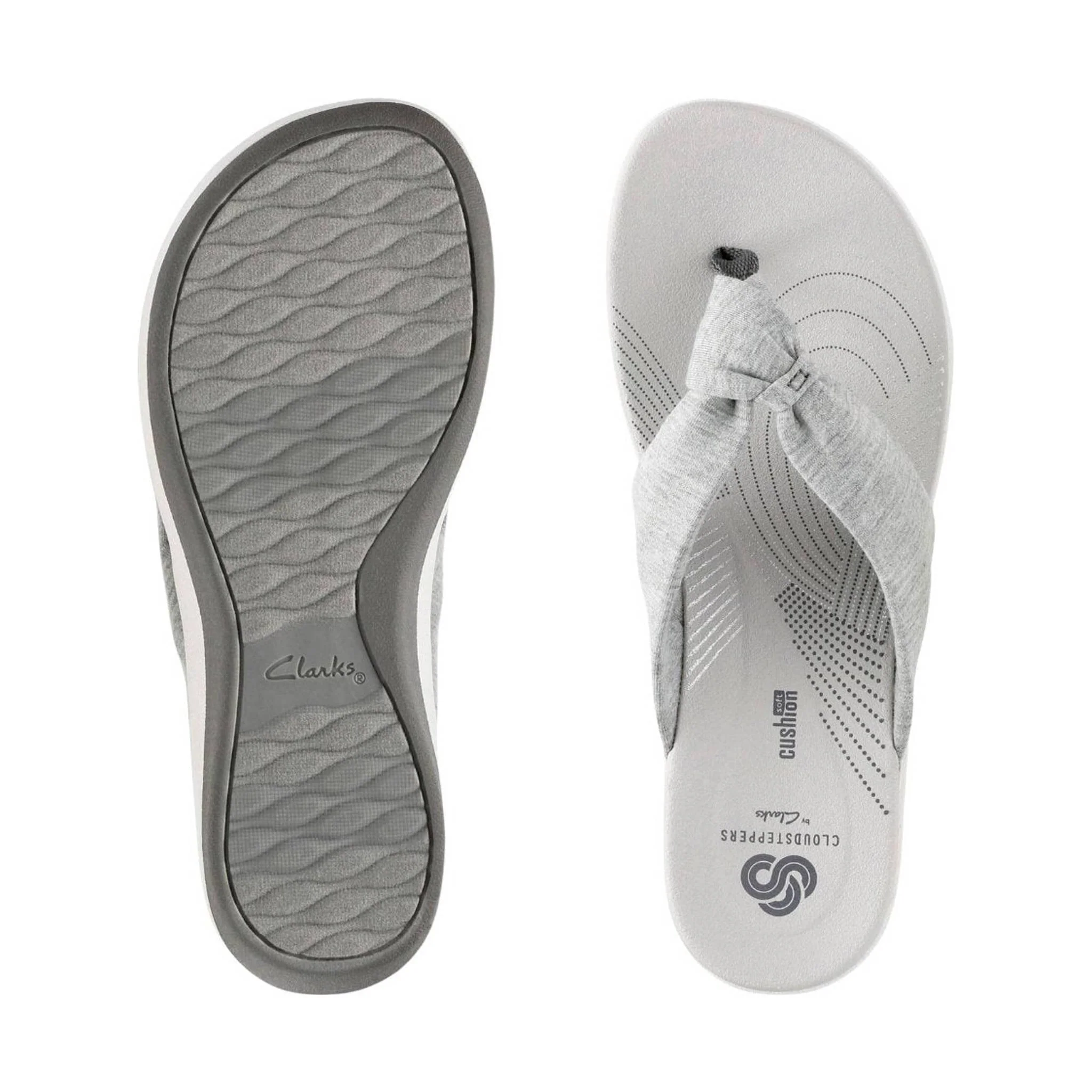 Clarks Women's Arla Glison Sandal - Grey Suede - Image 3