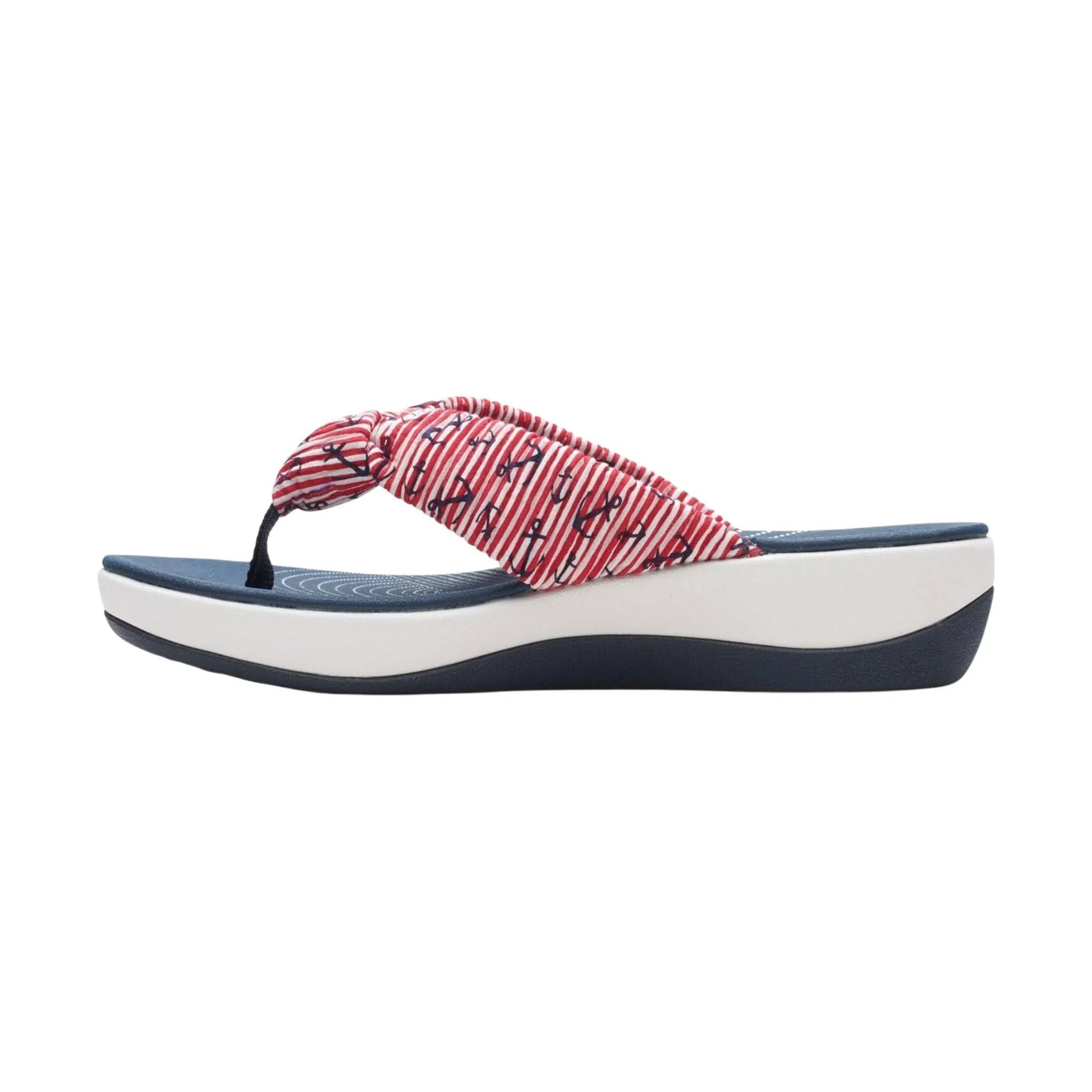 Clarks Women's Arla Glison Sandal - Red/White/Blue - Image 2