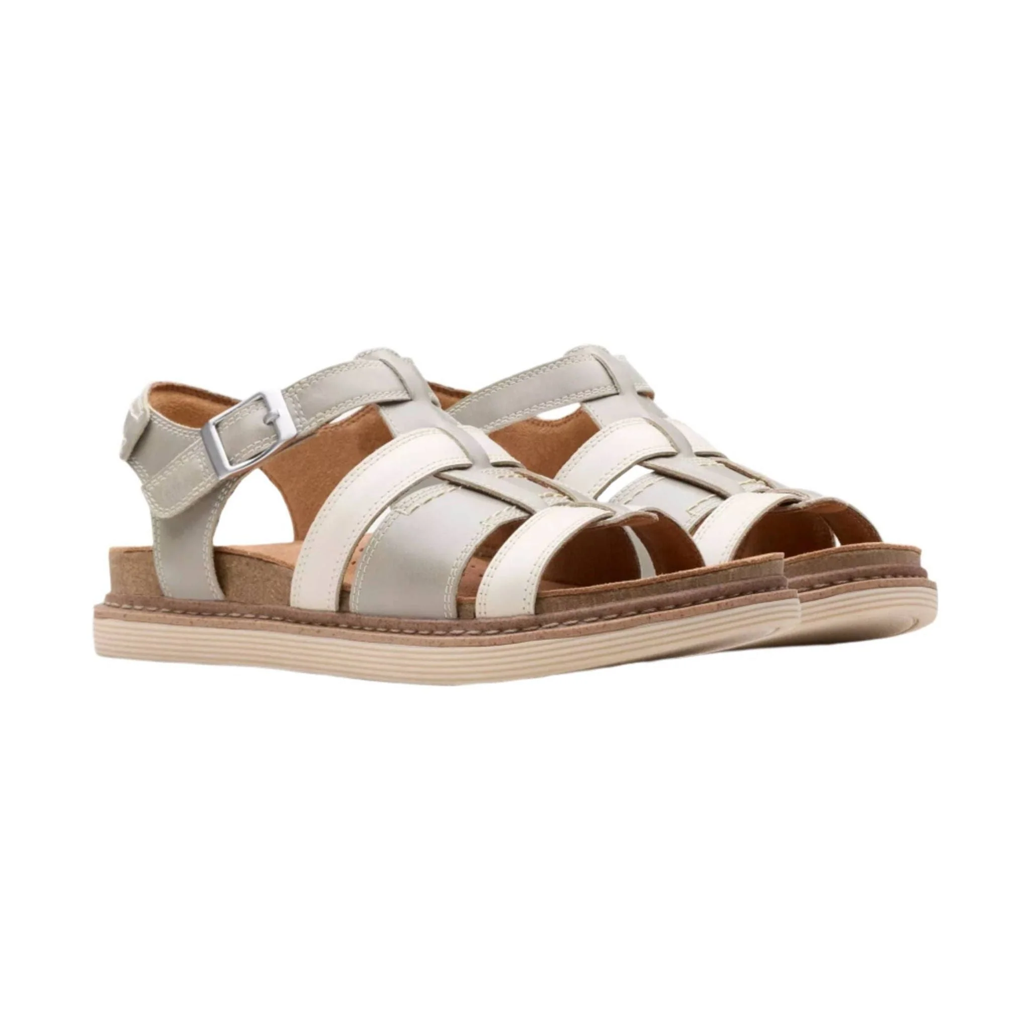 Clarks Women's Arwell Sun Sandal - Beige - Image 4