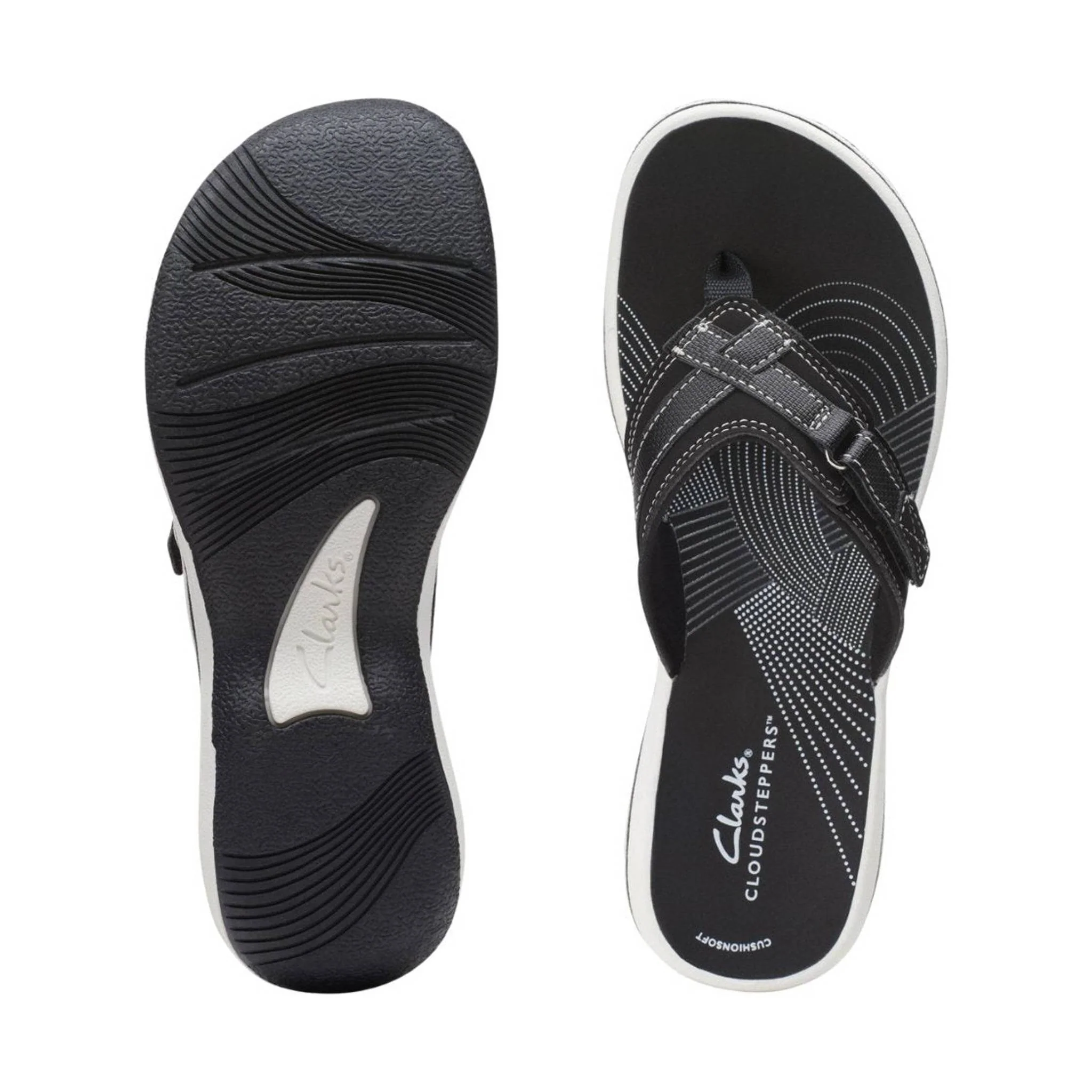 Clarks Women's Breeze Sea - Black Synthetic - Image 3