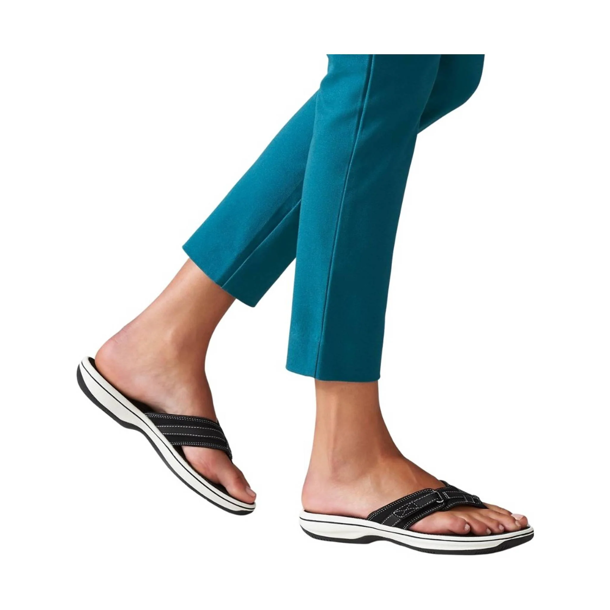 Clarks Women's Breeze Sea - Black Synthetic - Image 4