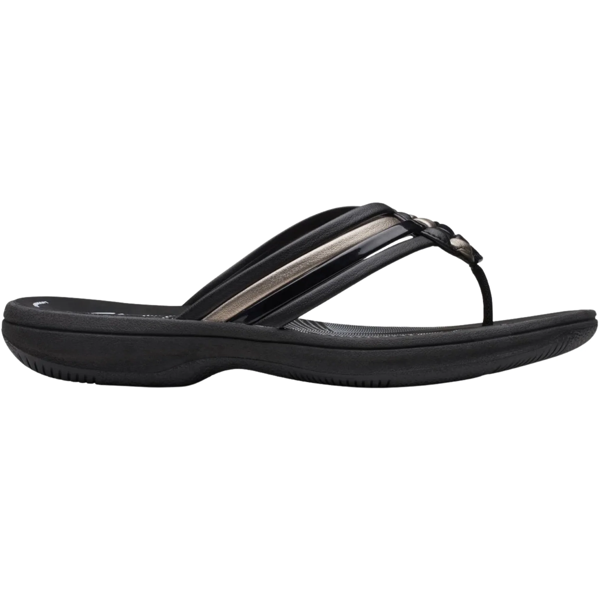Clarks Women's Breezy Coral Sandal - Black Combo
