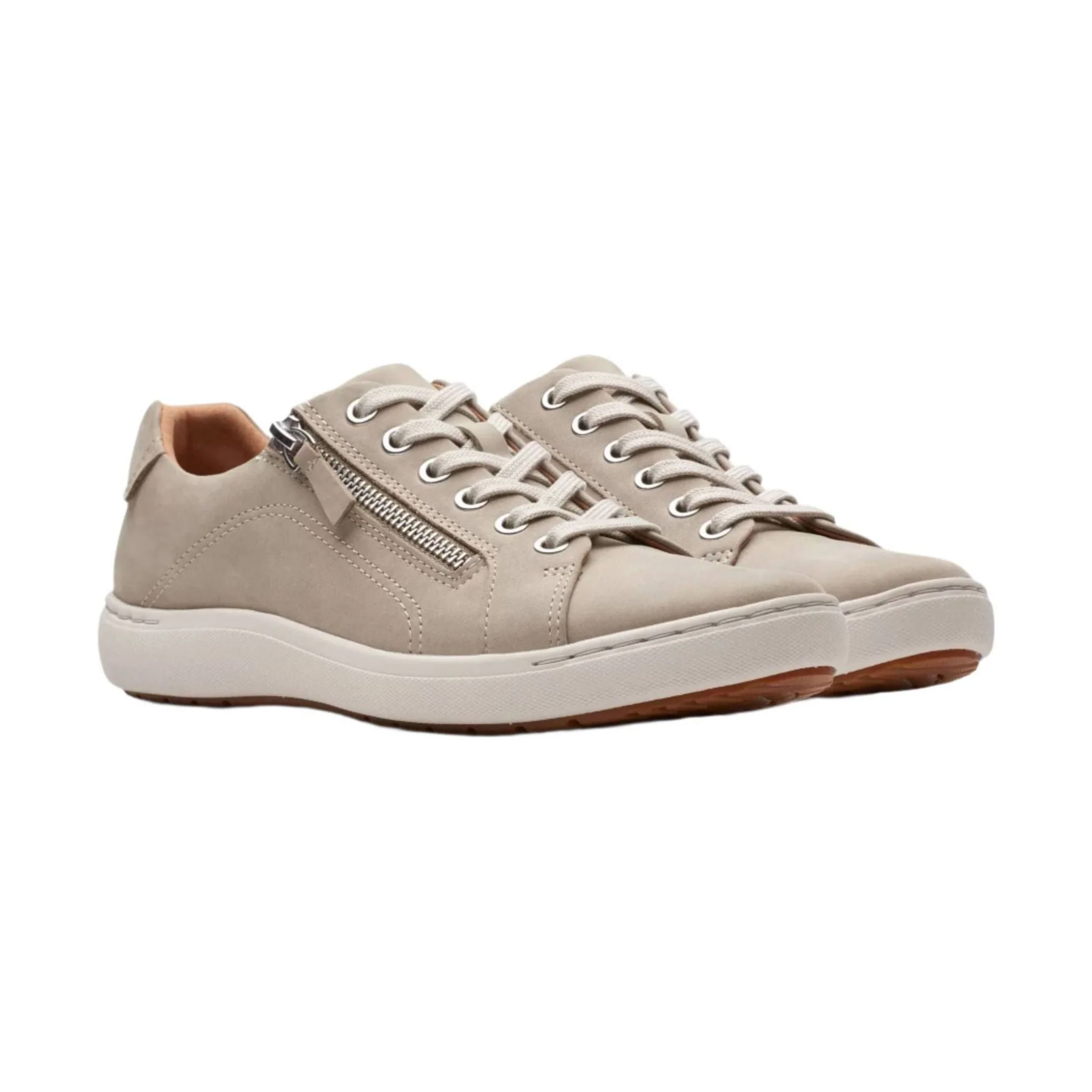 Clarks Women's Nalle Lace Shoes - Beige - Image 3