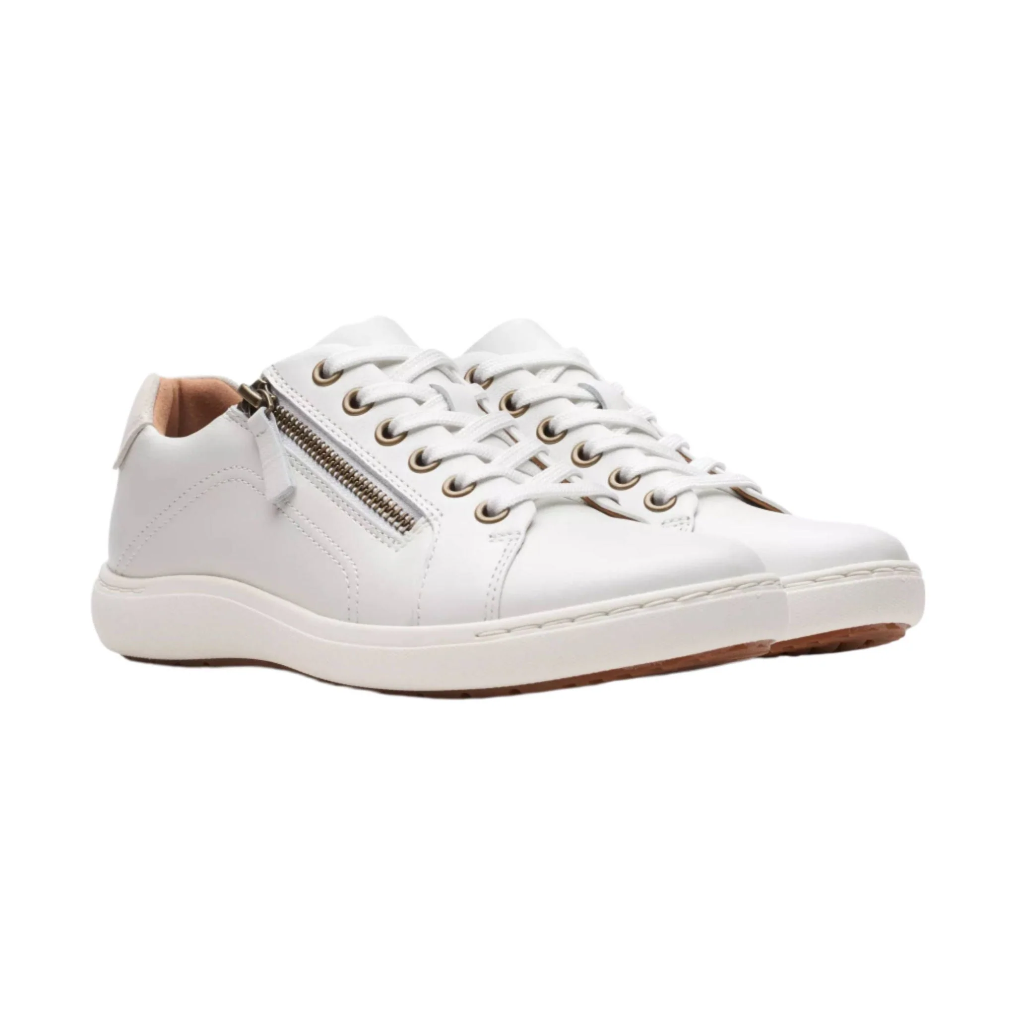 Clarks Women's Nalle Lace Shoes - White - Image 3