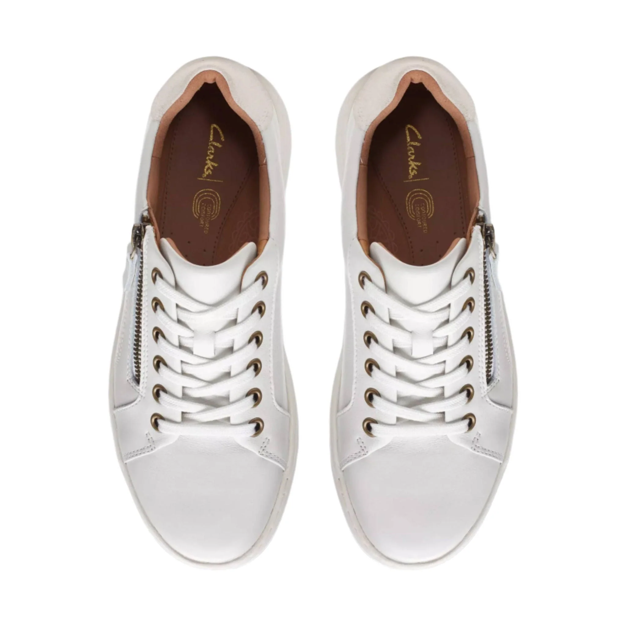 Clarks Women's Nalle Lace Shoes - White - Image 5