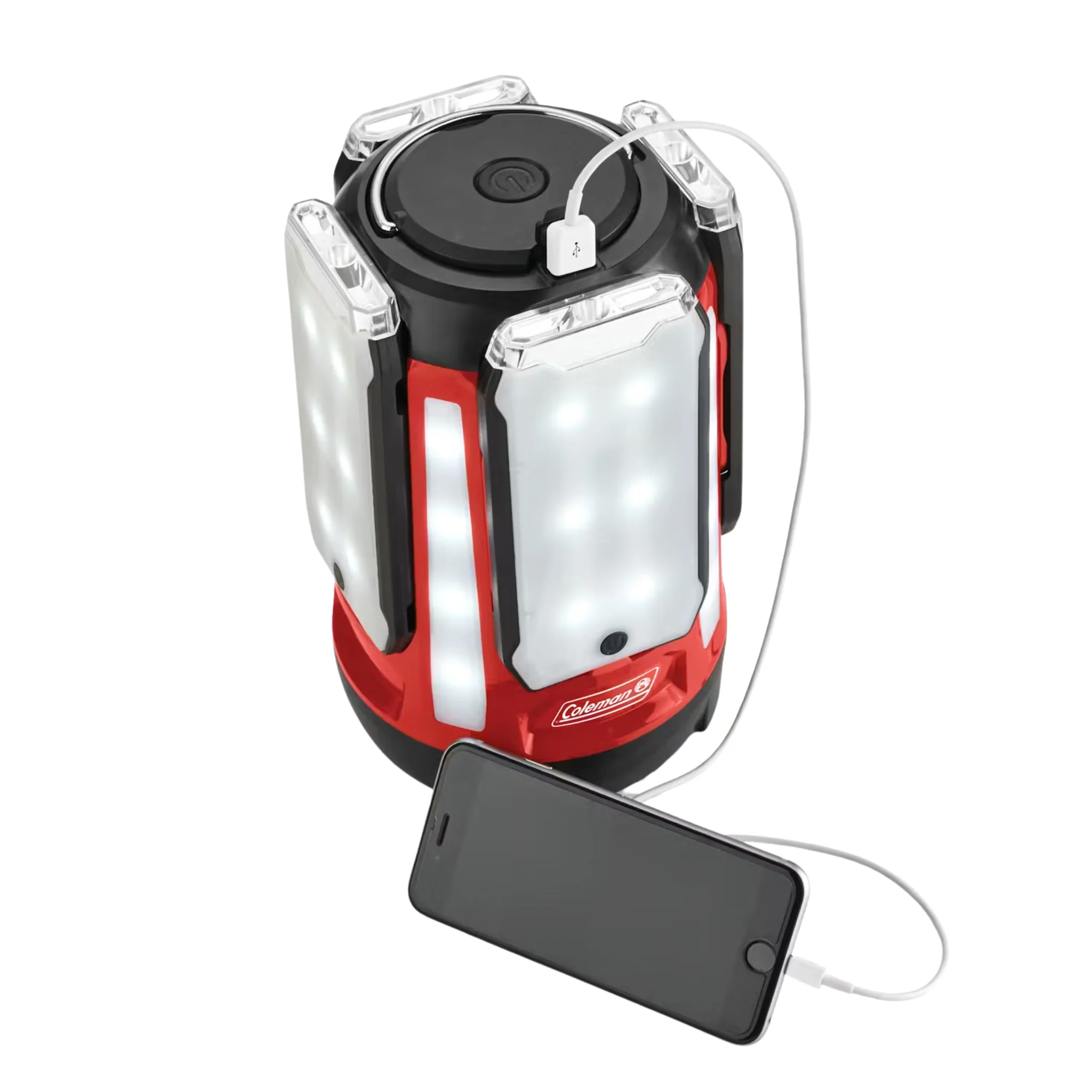 Coleman Quad Pro 800L LED Lantern - Red/Black - Image 5