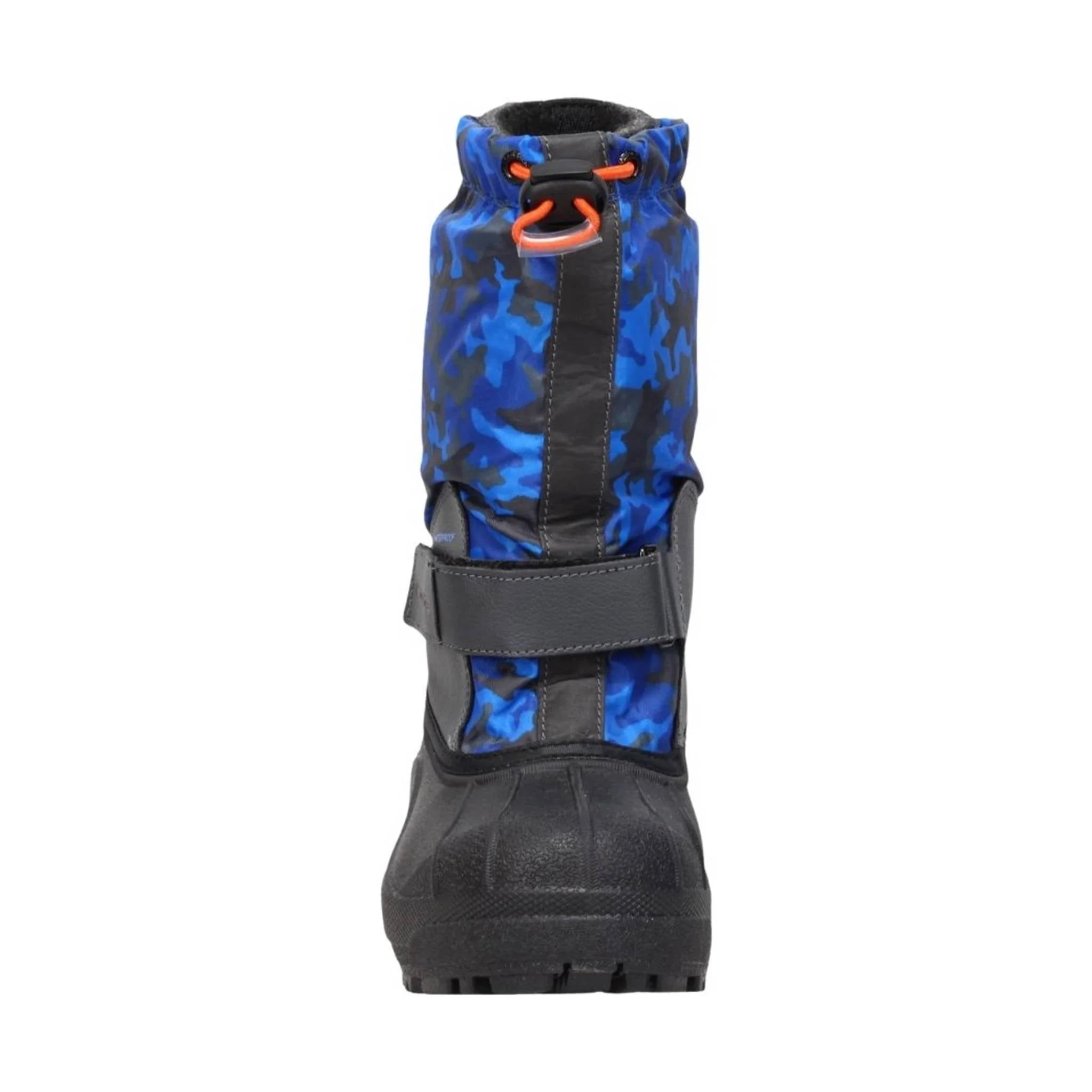 Columbia Kids' Powderbug Forty Print Winter Boots - Blue/Orange - Image 3