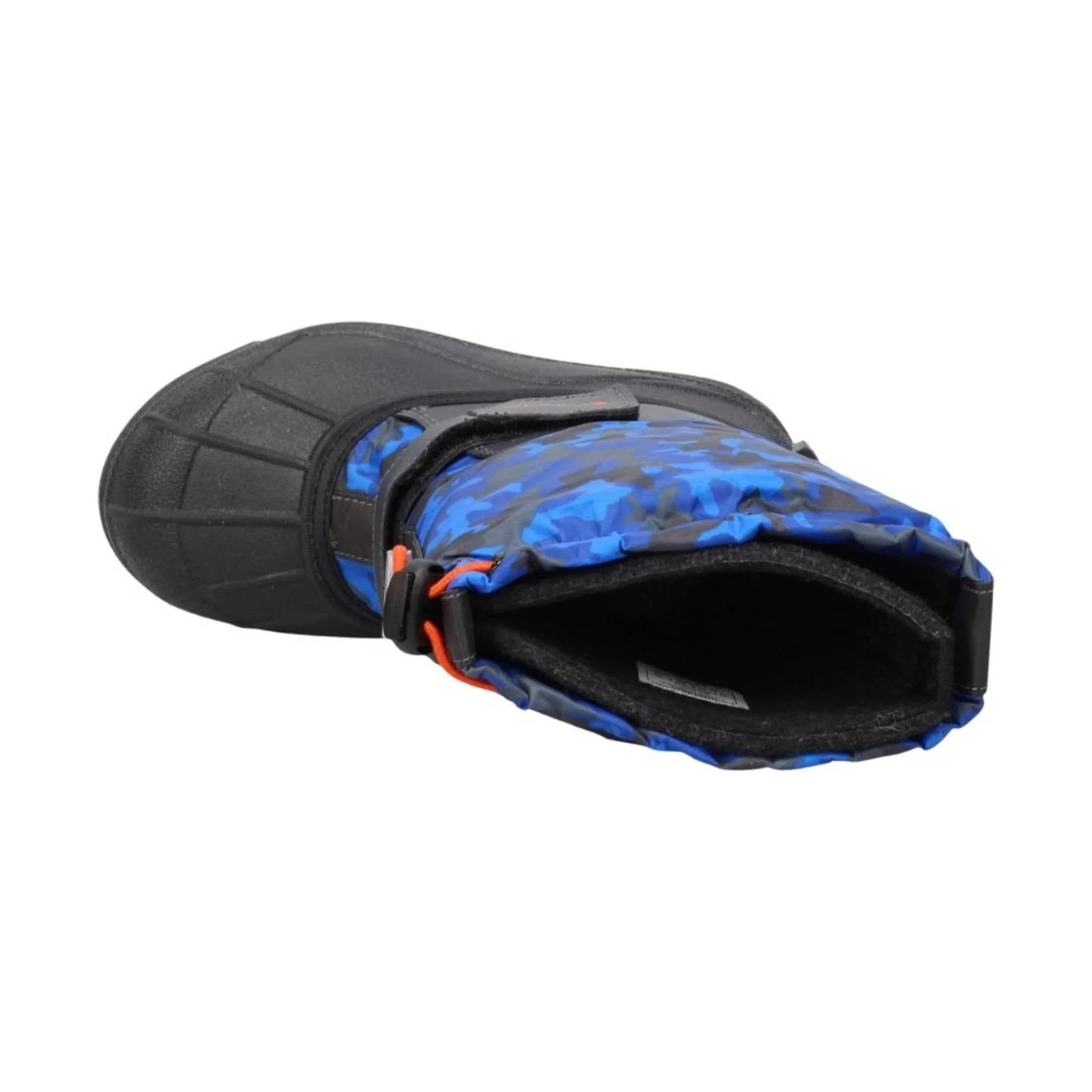 Columbia Kids' Powderbug Forty Print Winter Boots - Blue/Orange - Image 5