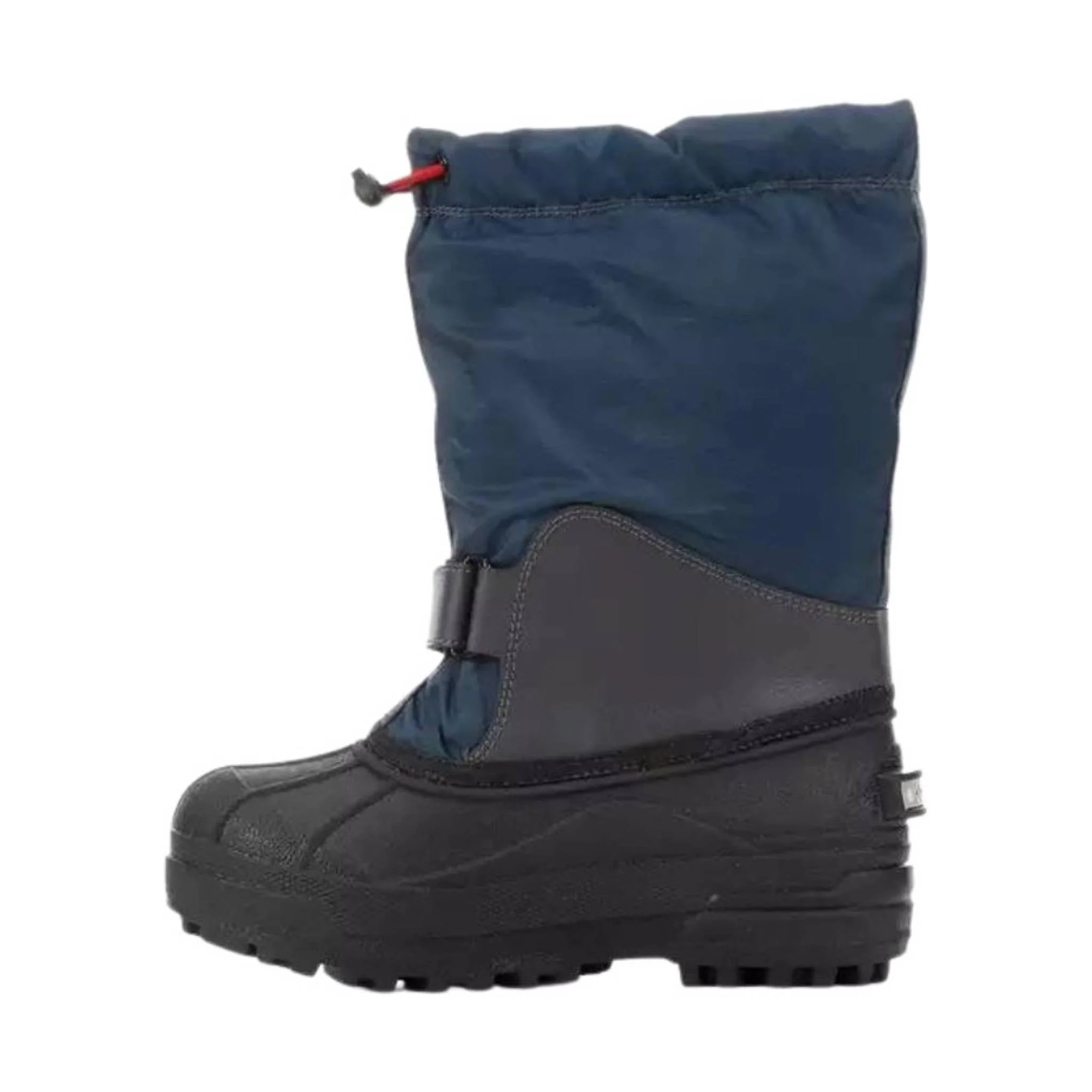 Columbia Kids' Powderbug Forty Winter Boots - Petrol Blue/Mountain Red - Image 2