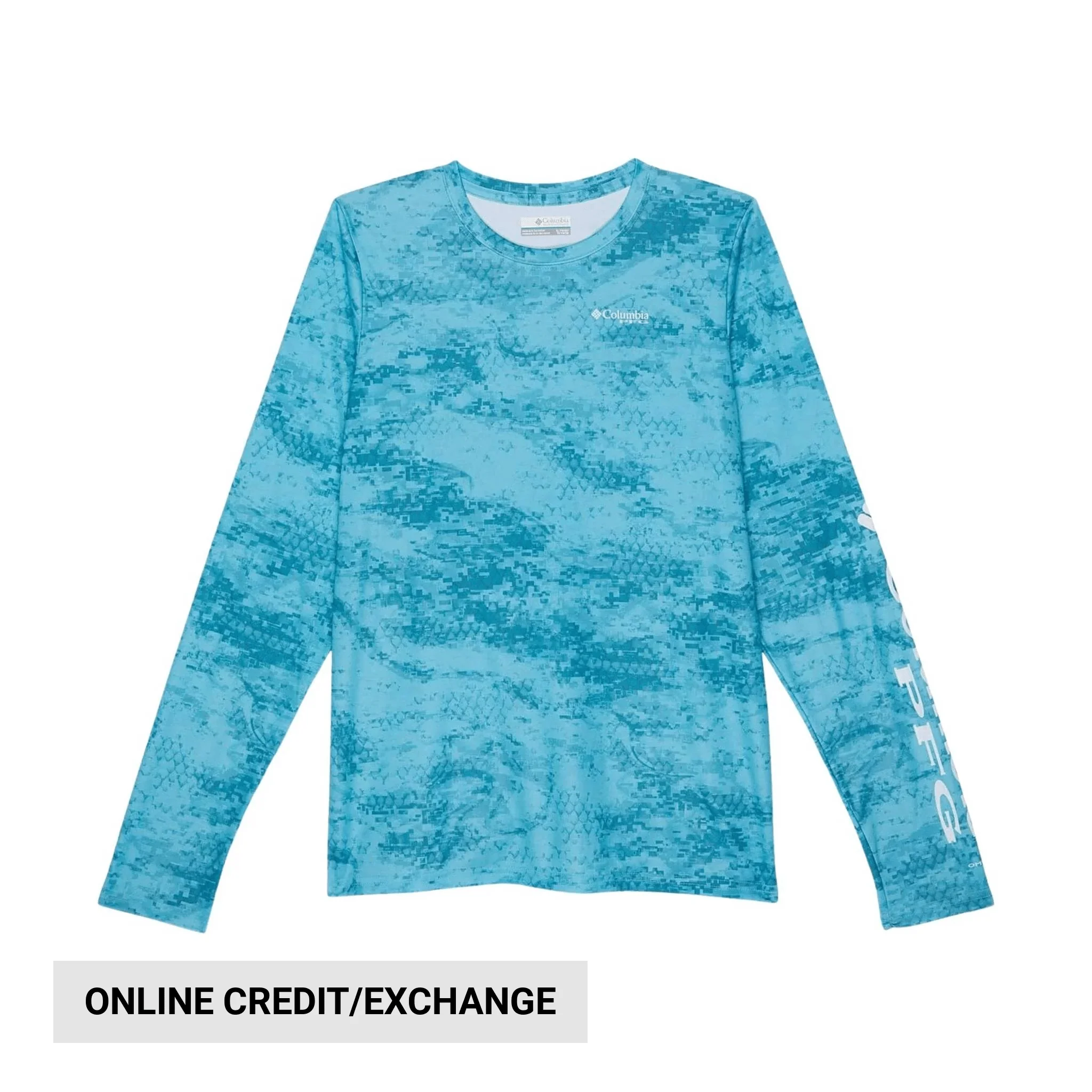 Columbia Kids' Super Terminal Tackle Long Sleeve Shirt - Riptide