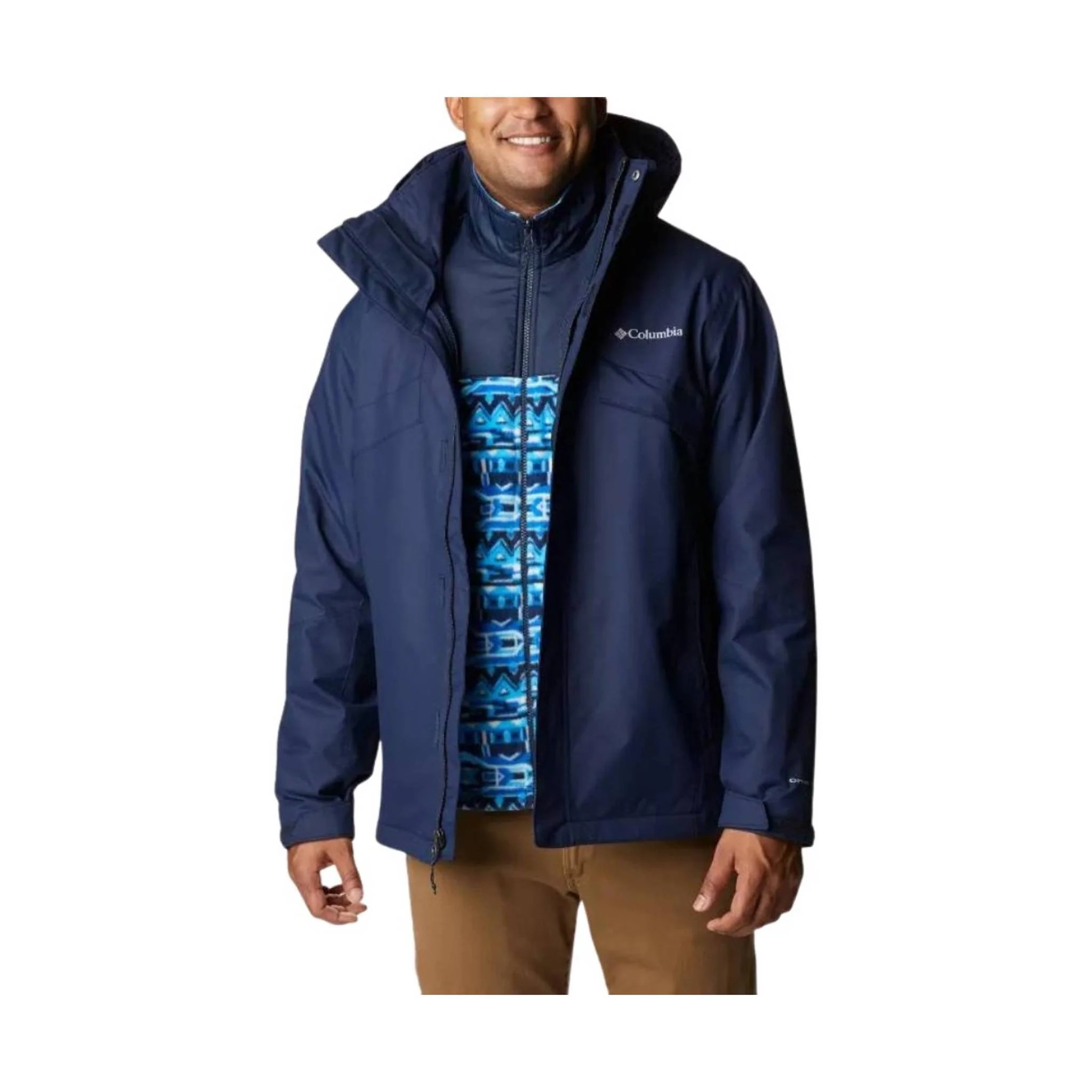 Columbia Men's Bugaboo II Fleece Jacket - Collegiate Navy - Image 4
