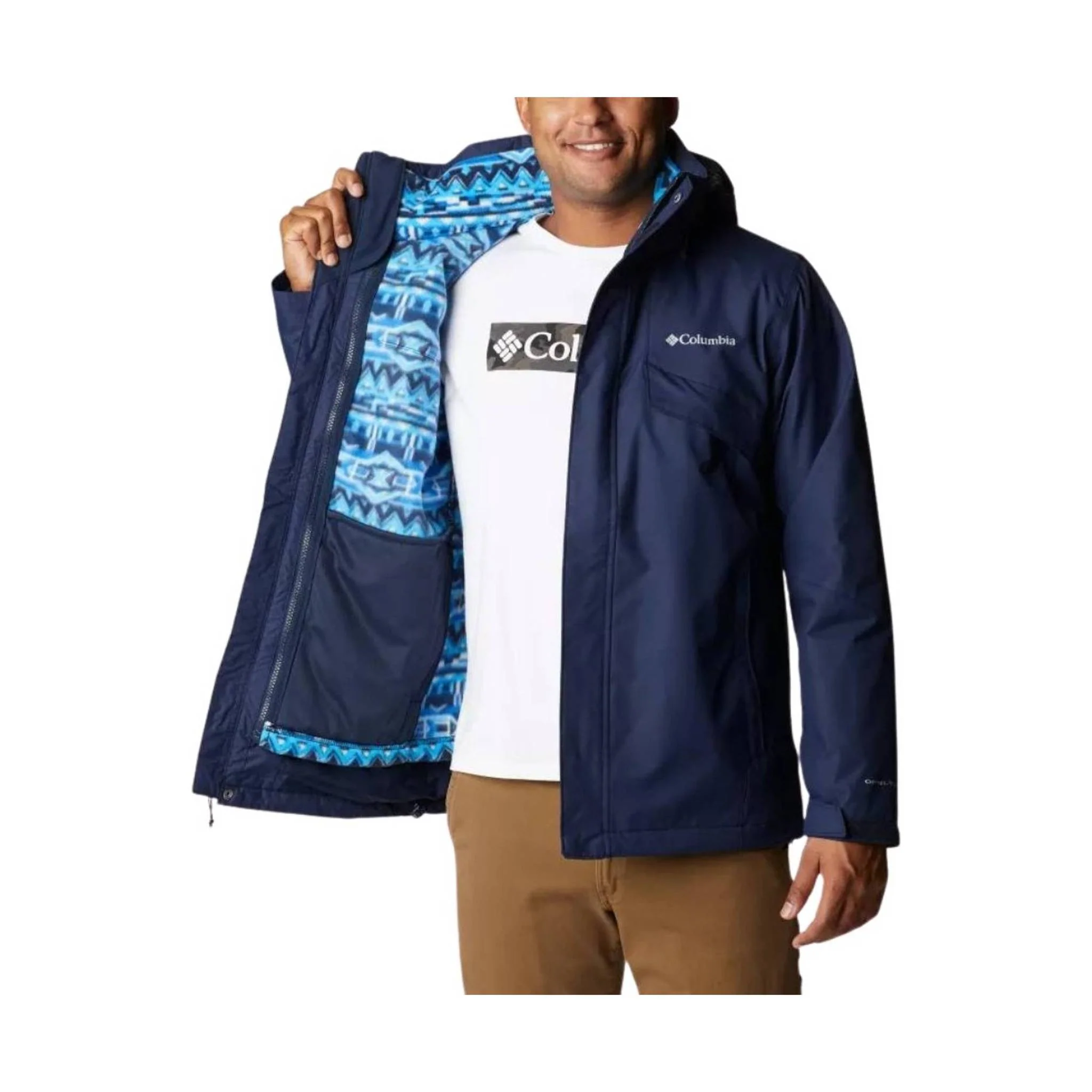 Columbia Men's Bugaboo II Fleece Jacket - Collegiate Navy - Image 5